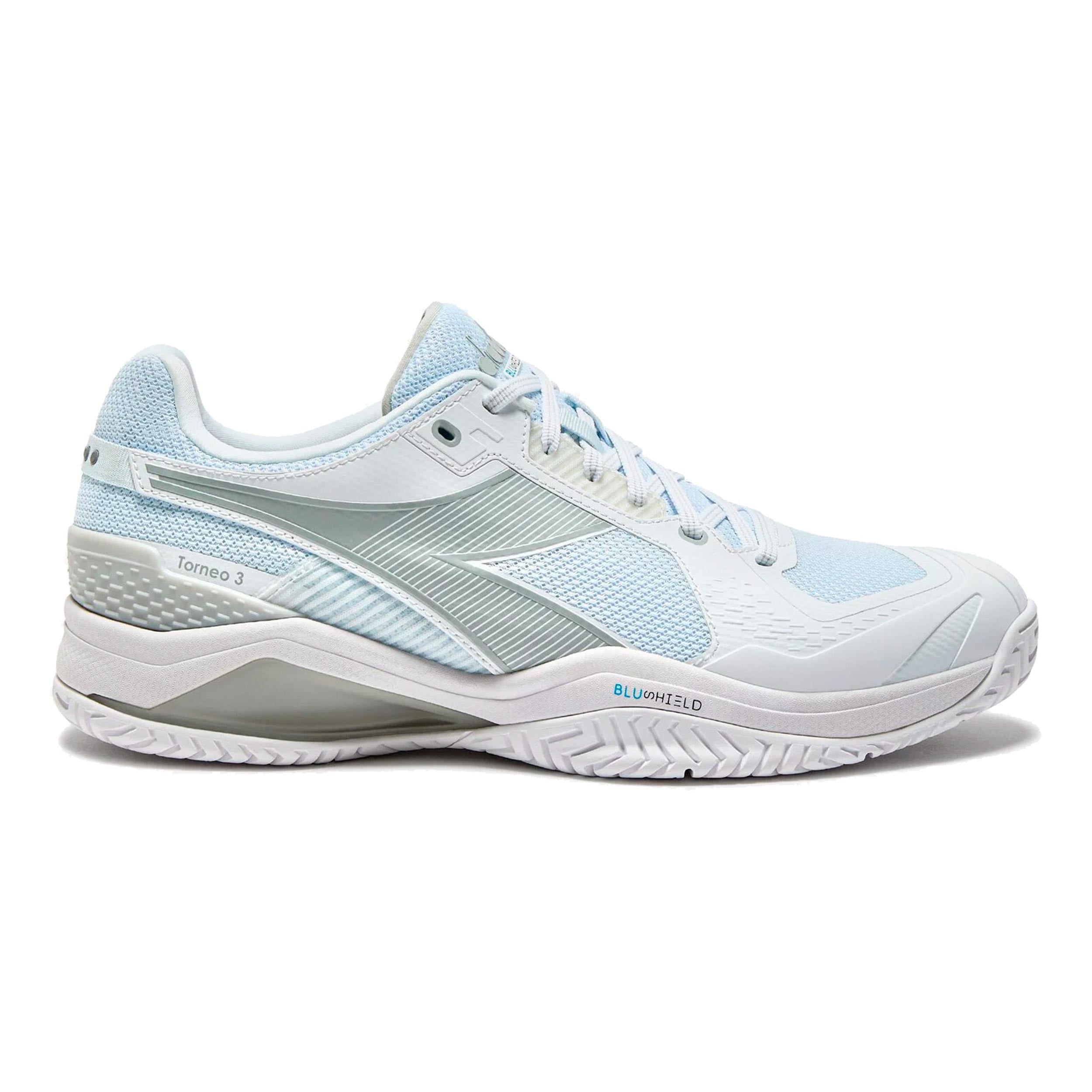 Diadora Blushield Torneo 3 All court shoe Men-white, silver