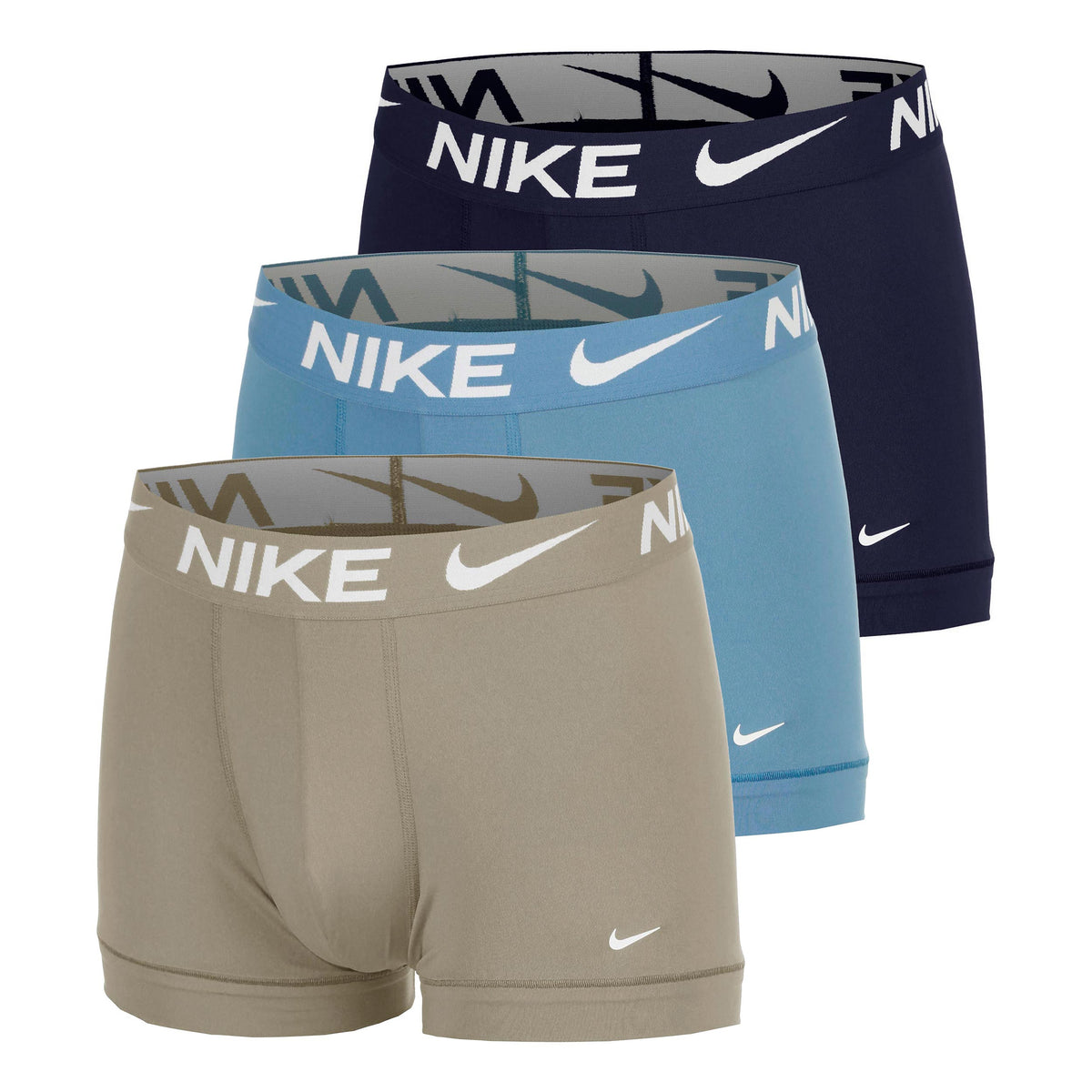 Nike Dri-Fit Essential Micro Trunk Boxer shorts 3 Pack Men - beige, multicoloured