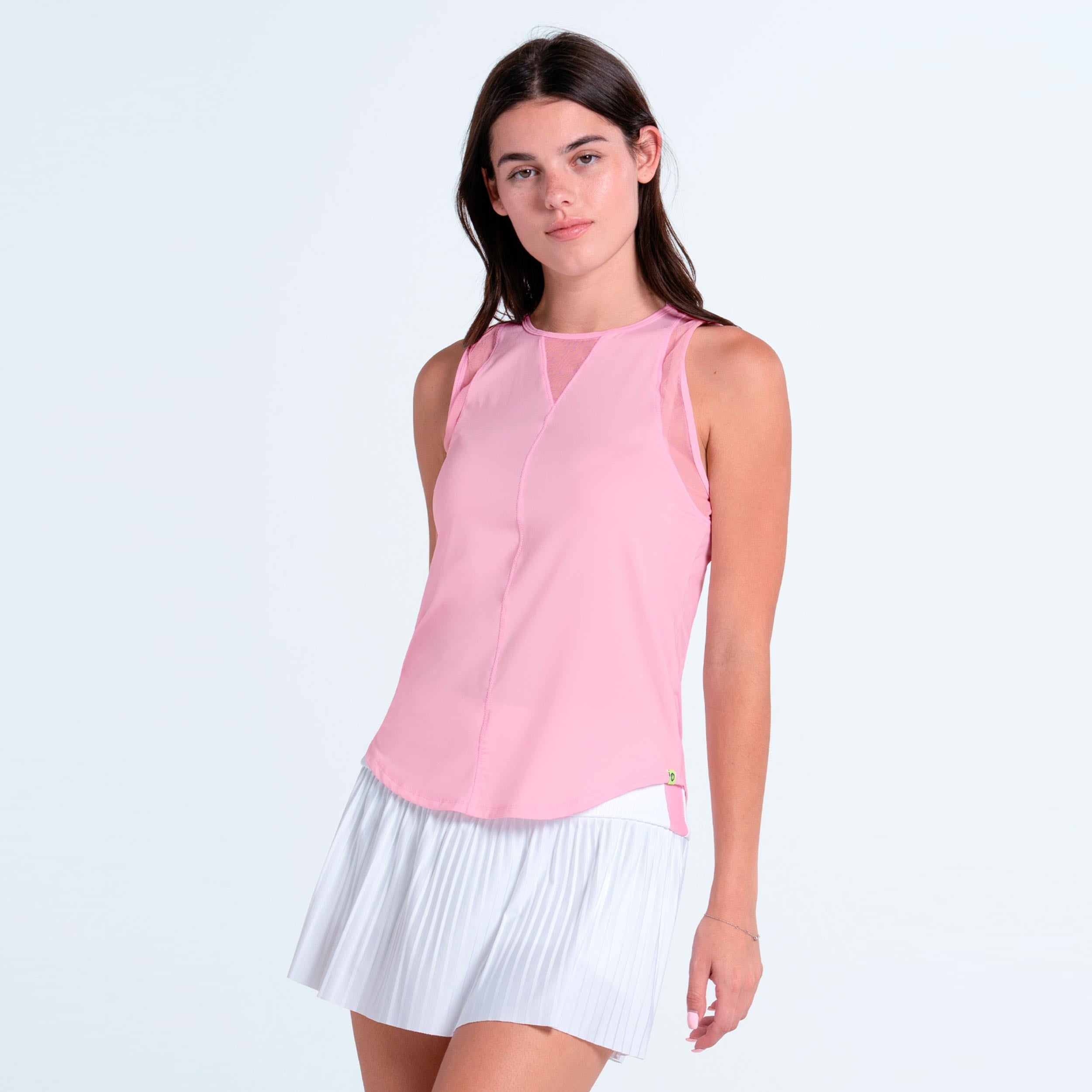 Lucky in Love Chill Out Tank Top Women - pink, white