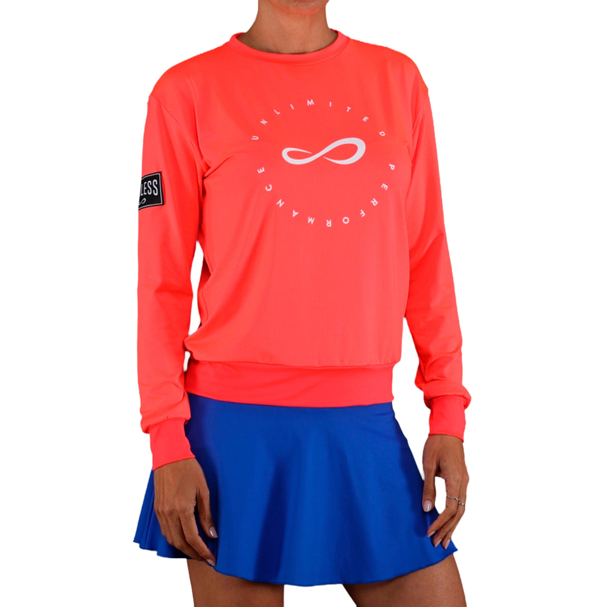 Endless Inner Tech Sweatshirt Women-coral