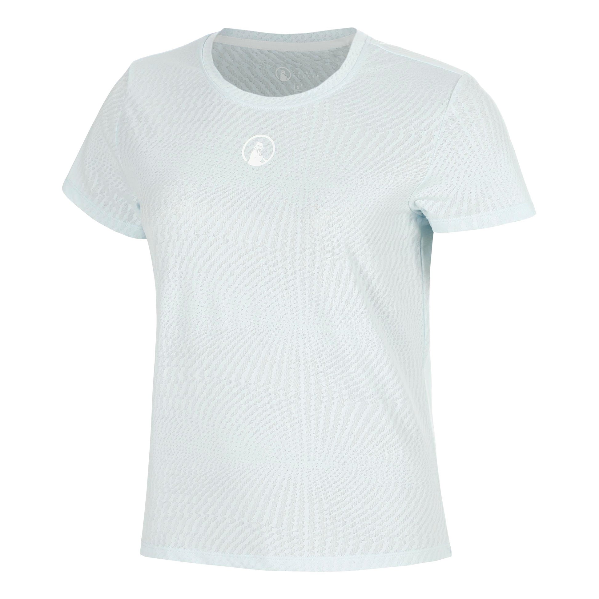 Quiet Please Memories Spin T-Shirt Women - light blue