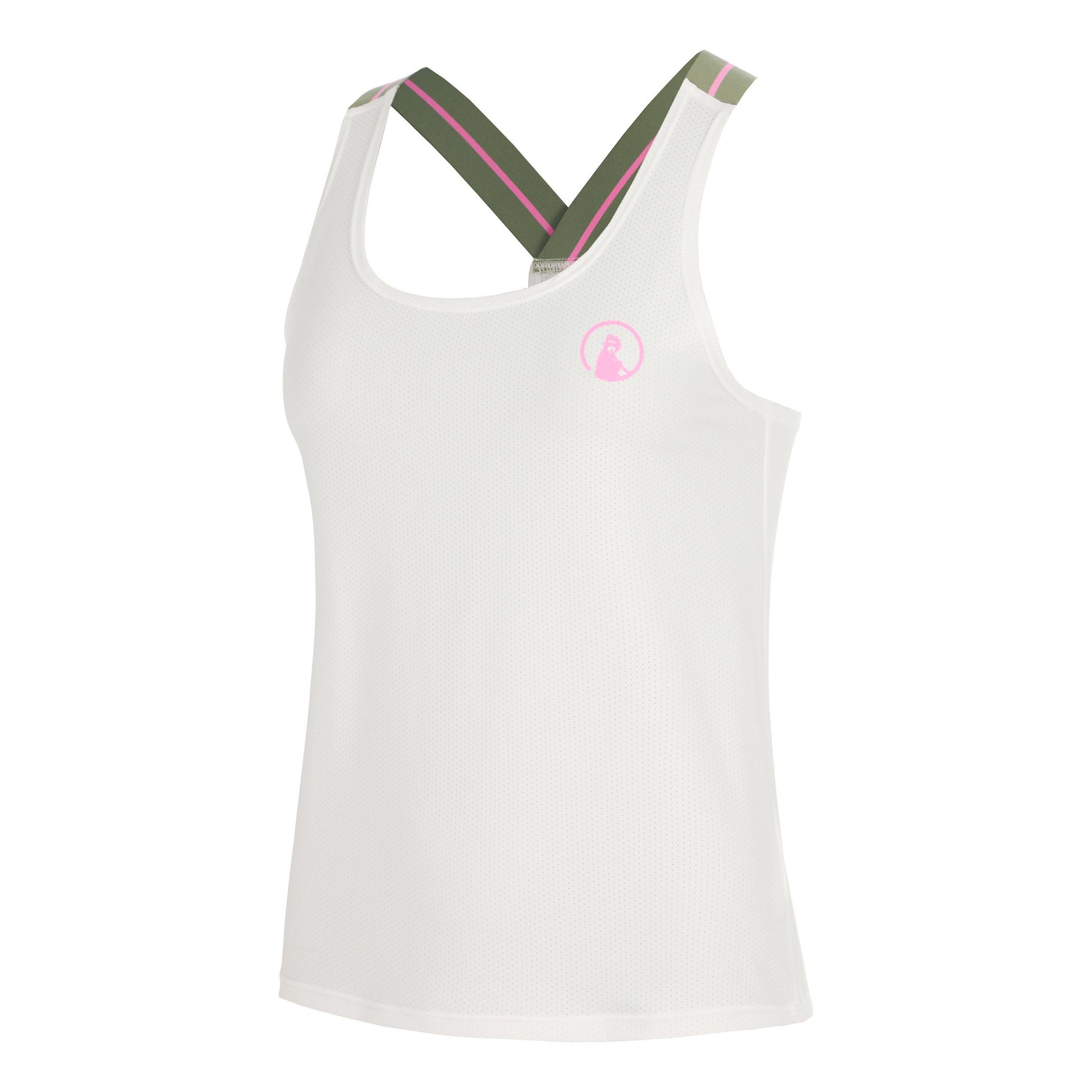Quiet Please Memories Serve & Volley 2.0 Tank Top Women - off white