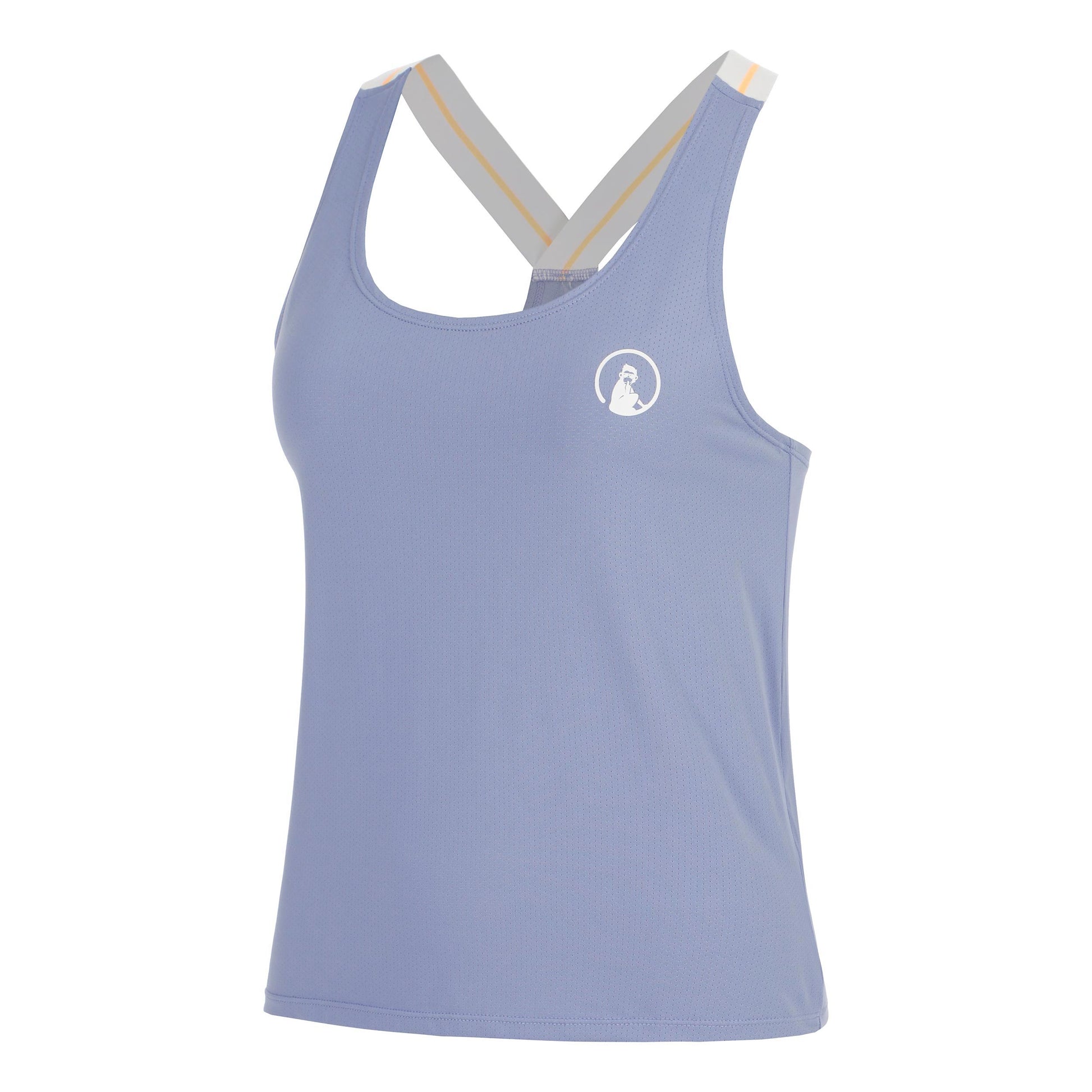 Quiet Please Glow Serve & Volley 2.0 Tank Top Women - blue