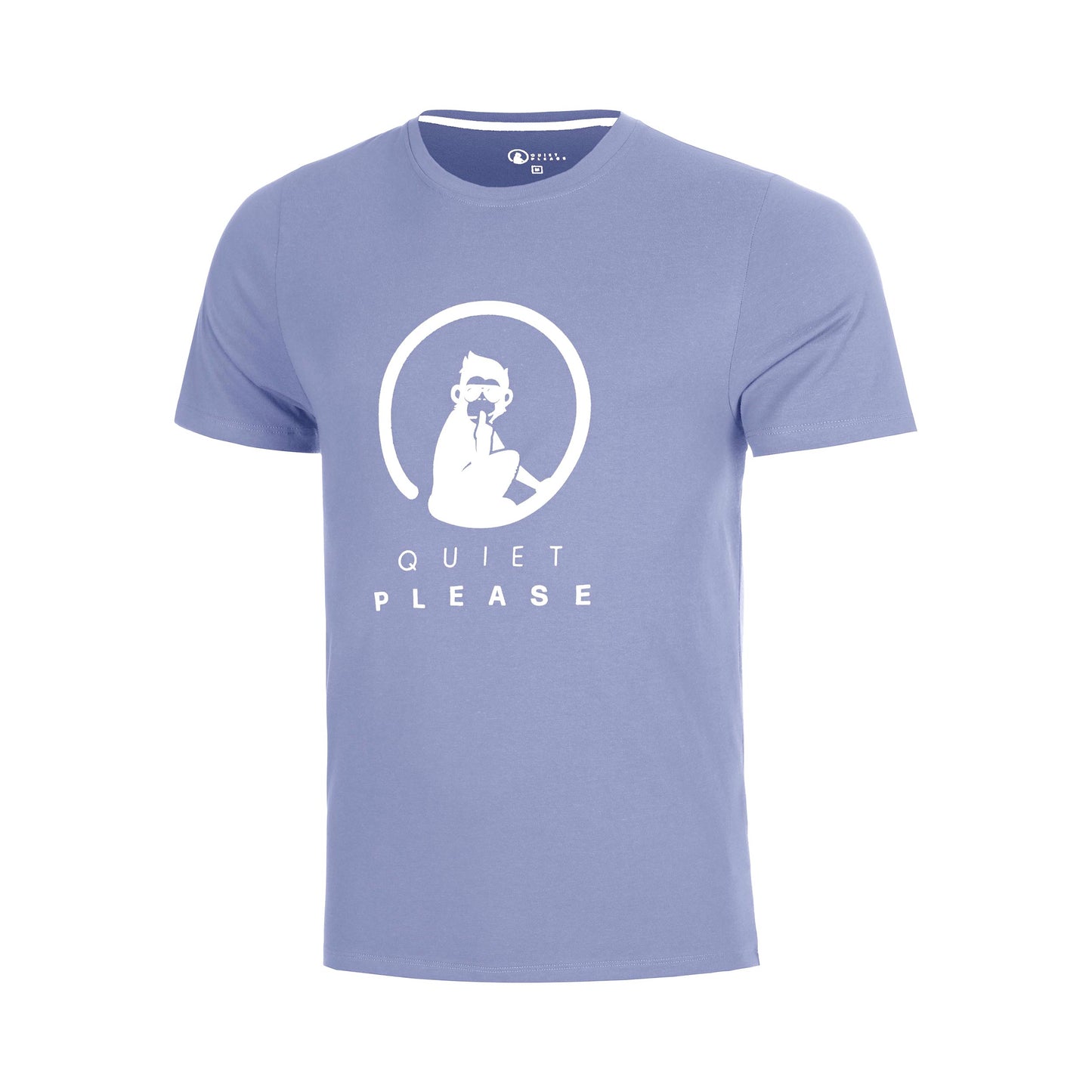 Quiet Please Glow Advantage Logo T-Shirt Boys - blue