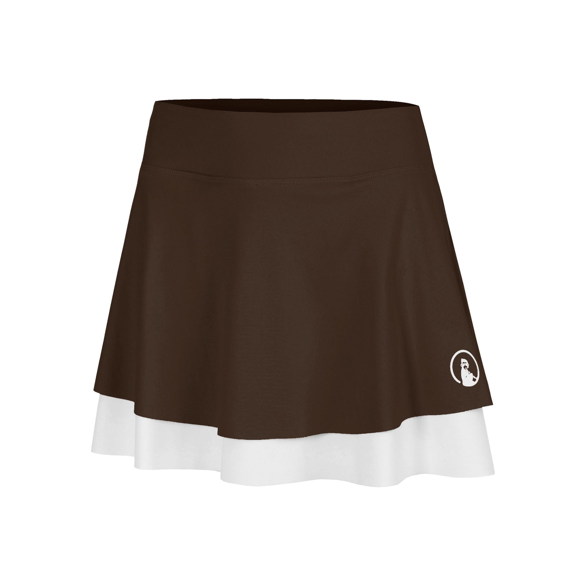 Quiet Please Memories Rally Skirt Women - brown