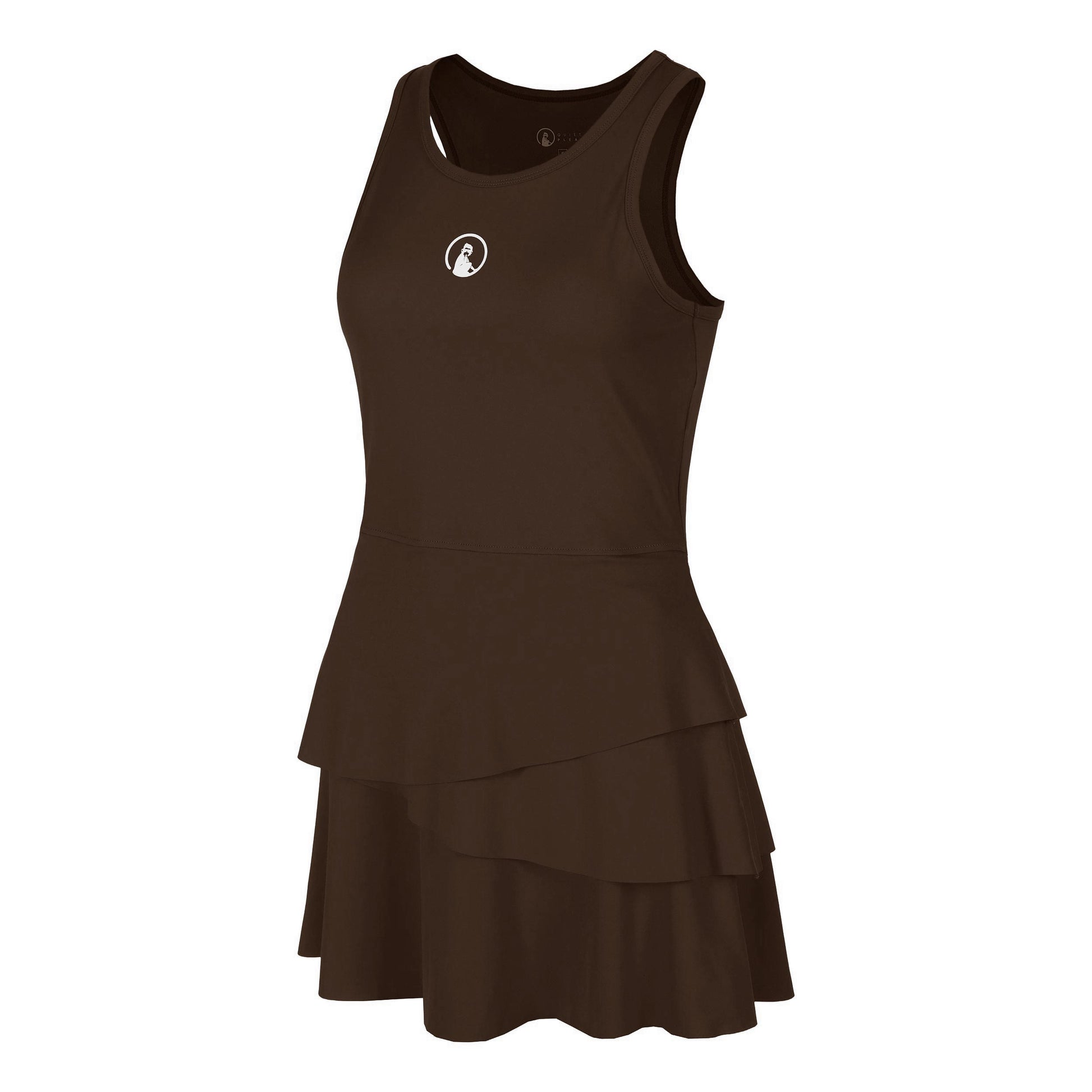 Quiet Please Memories Flounce Dress Women - brown