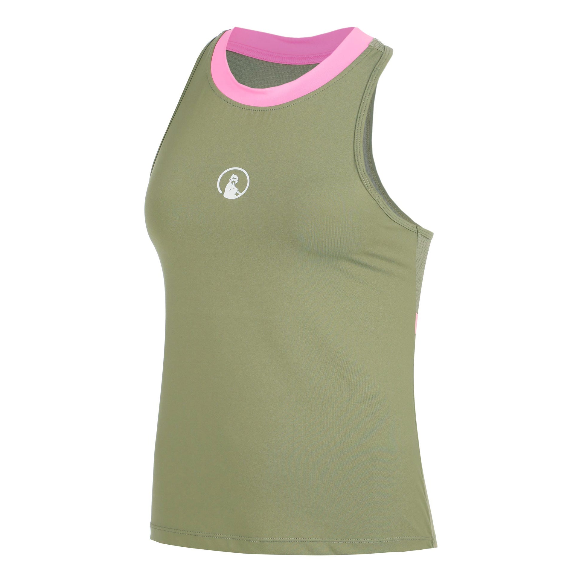 Quiet Please Memories Racerback 2.0 Tank Top Women - khaki