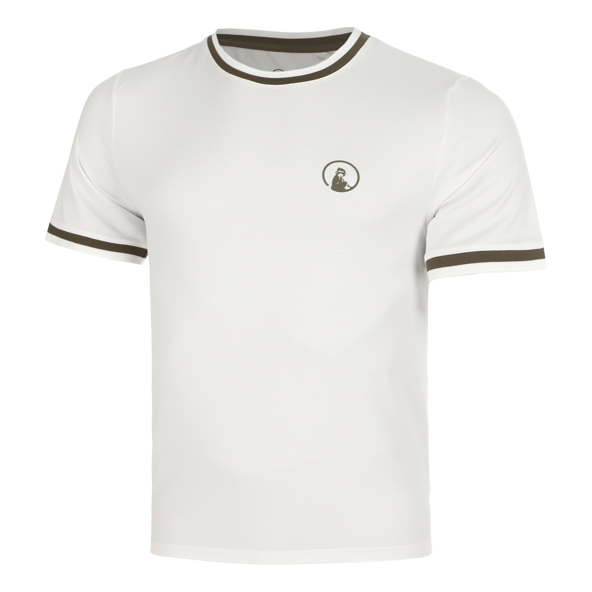 Quiet Please Memories Break Ringer T-Shirt Men - off white