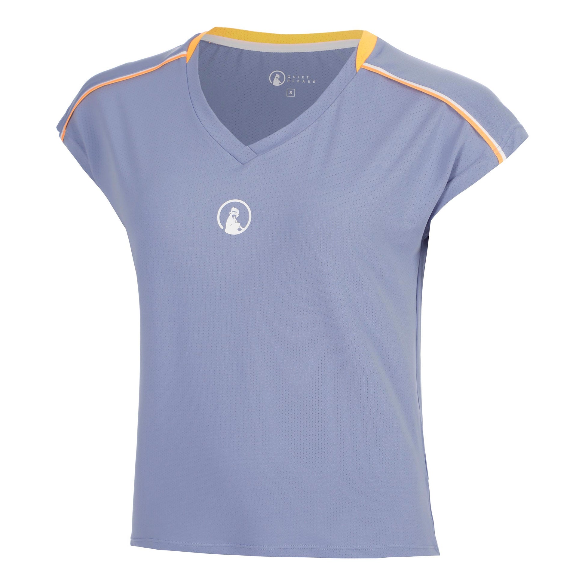 Quiet Please Glow Volley T-Shirt Women - blue