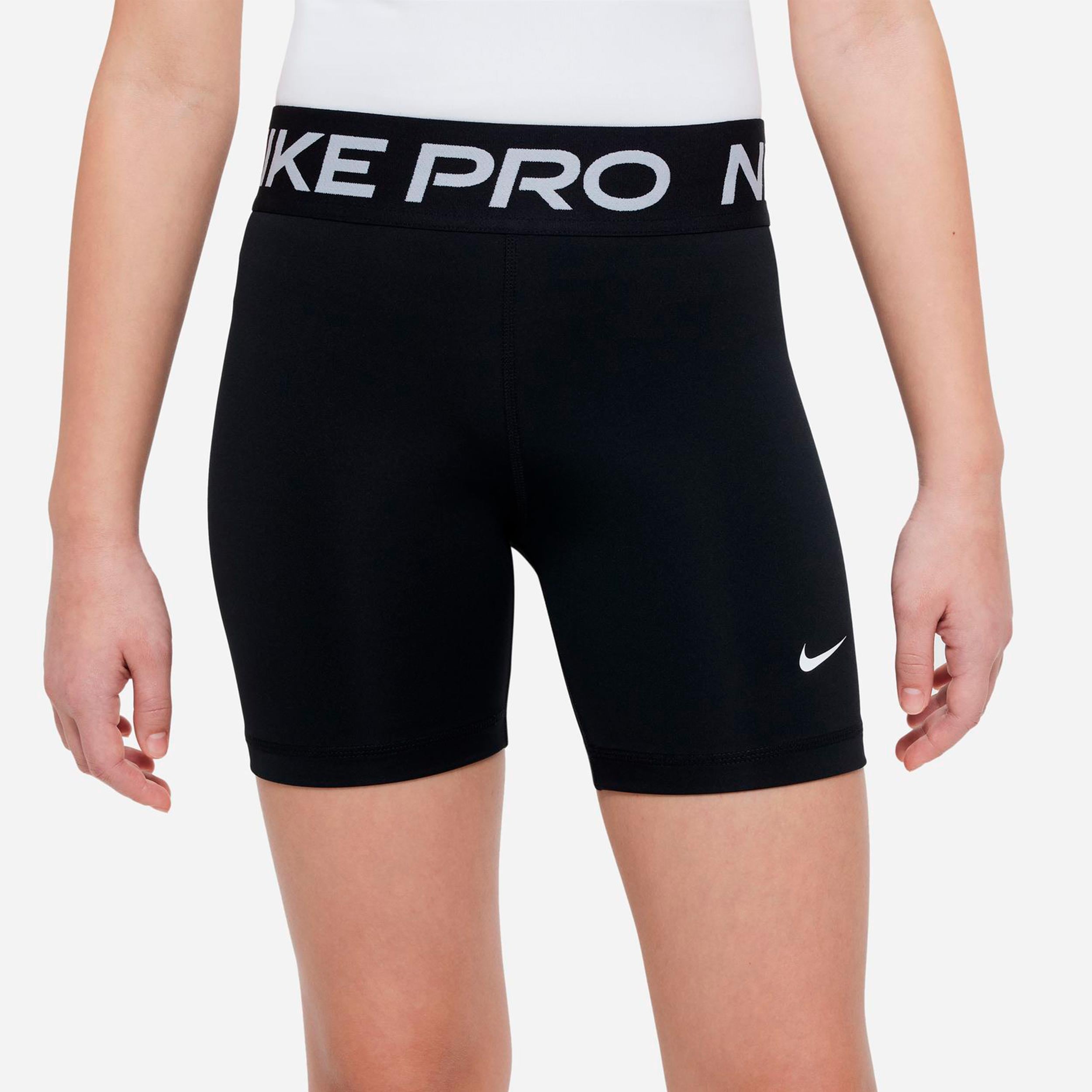 Nike Dri-Fit Pro 5in Ball shorts Girls - black, white
