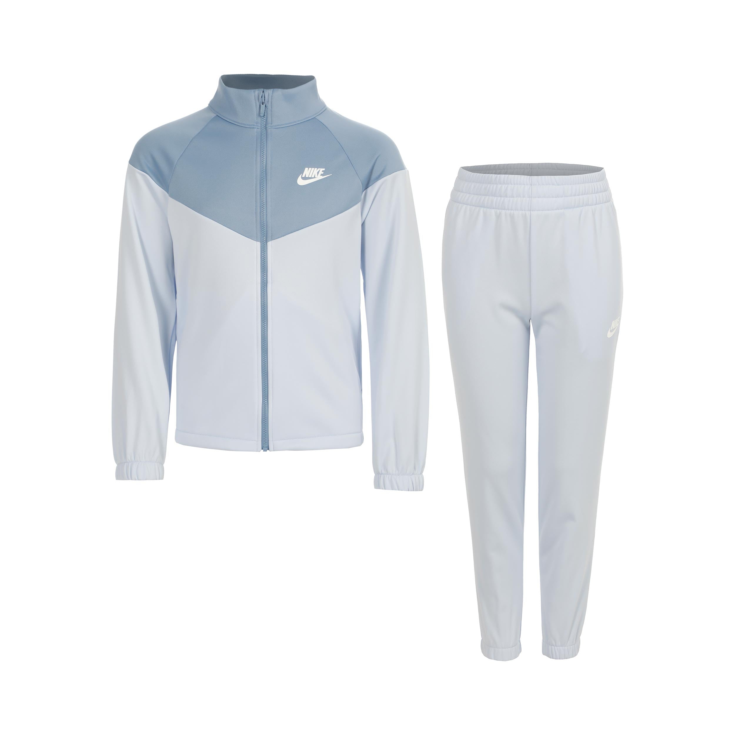 Nike Dri-Fit Full-Zip Tracksuit Kids - light blue