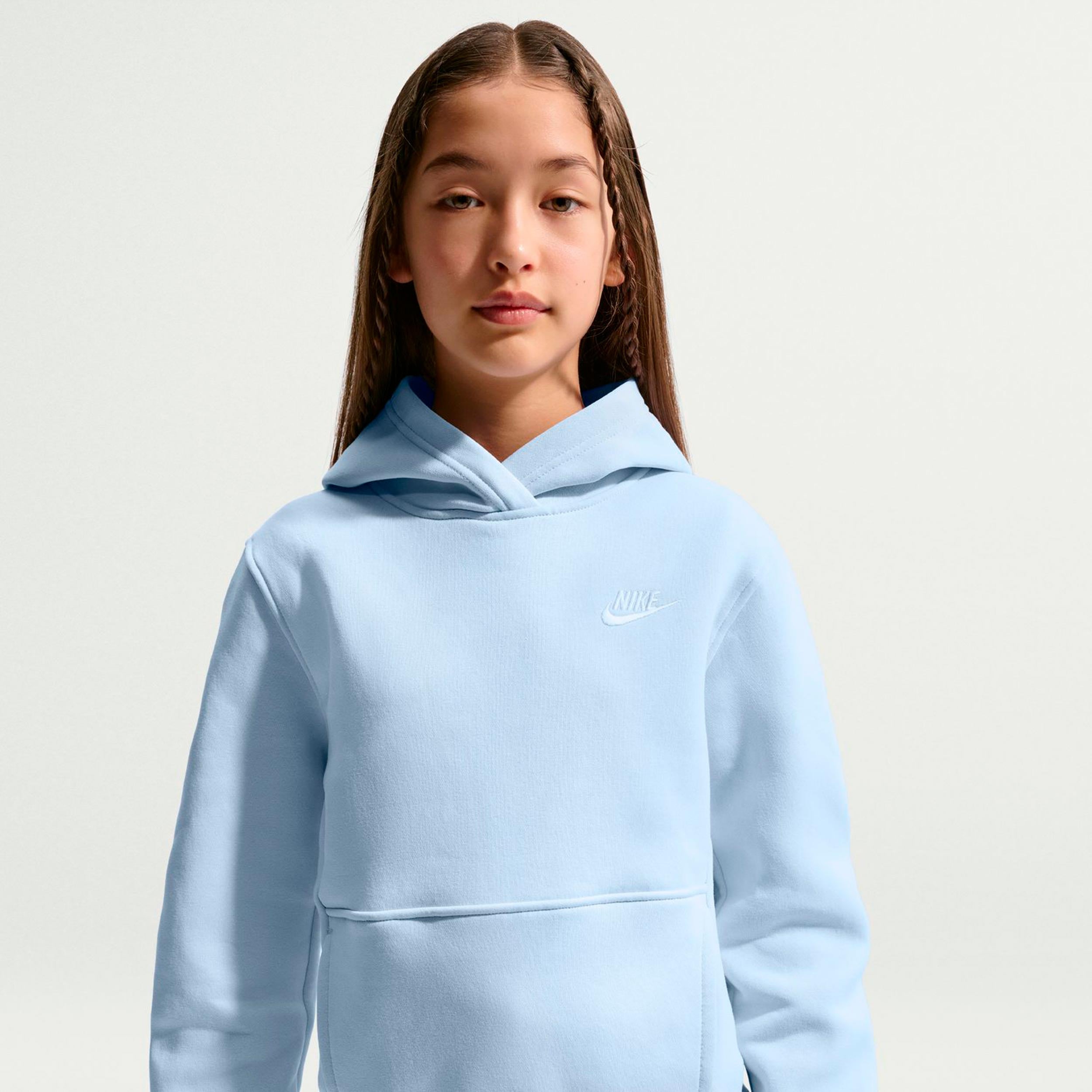 Nike Club Fleece Hoody Kids - light blue