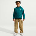 Club Fleece Hoody Kids - petrol