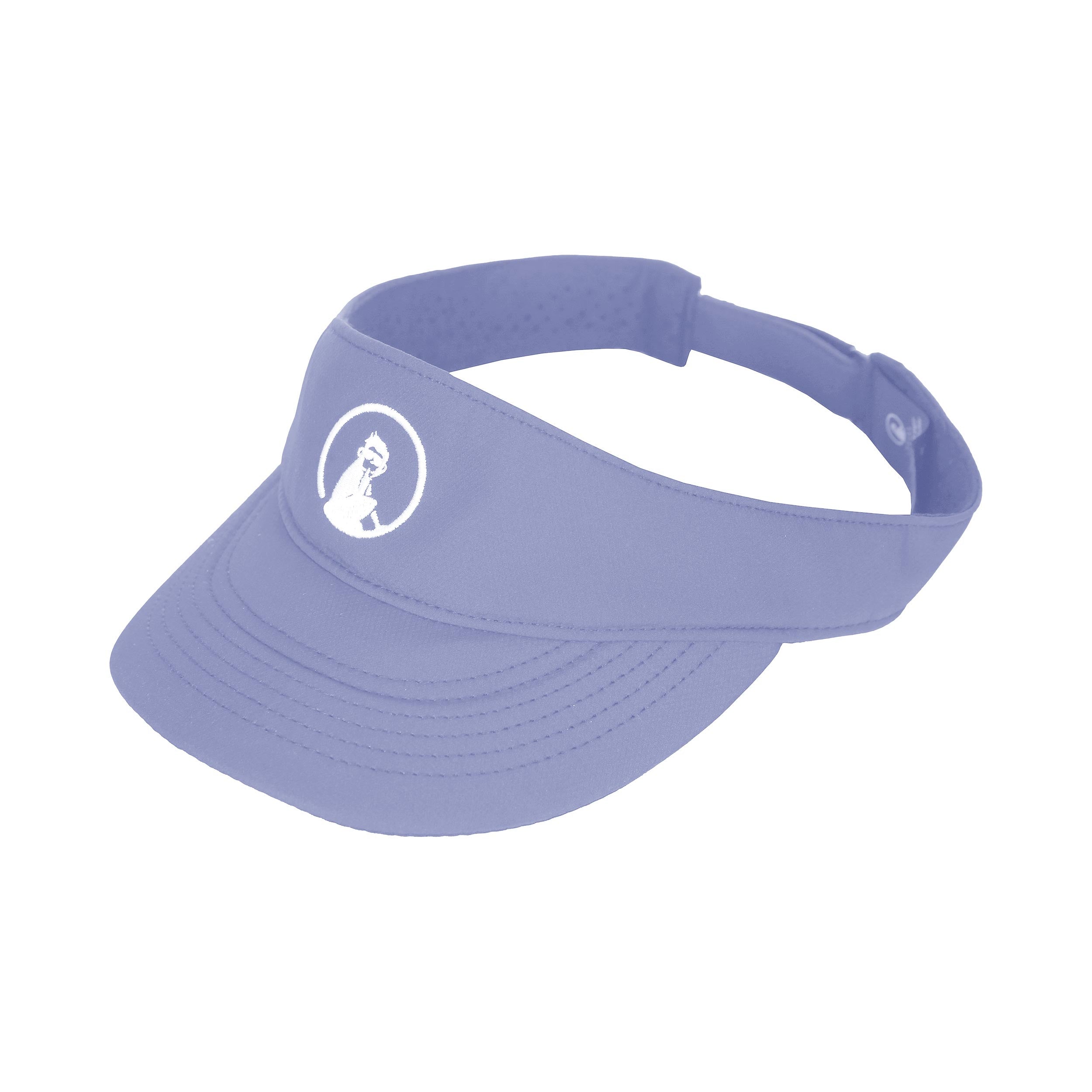 Quiet Please Glow Court Performance Visor Women - blue