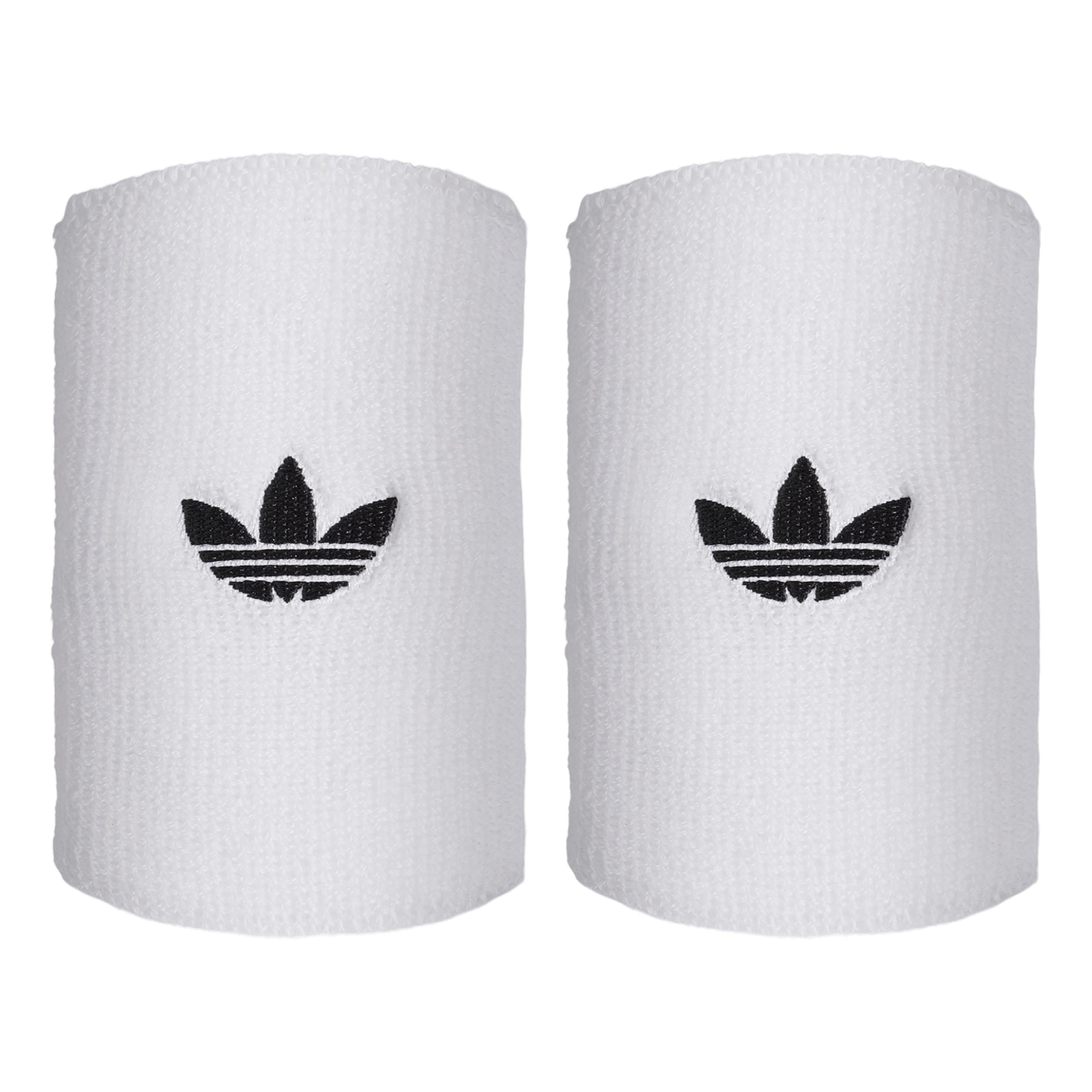 adidas Long Wristband Unisex - white, black