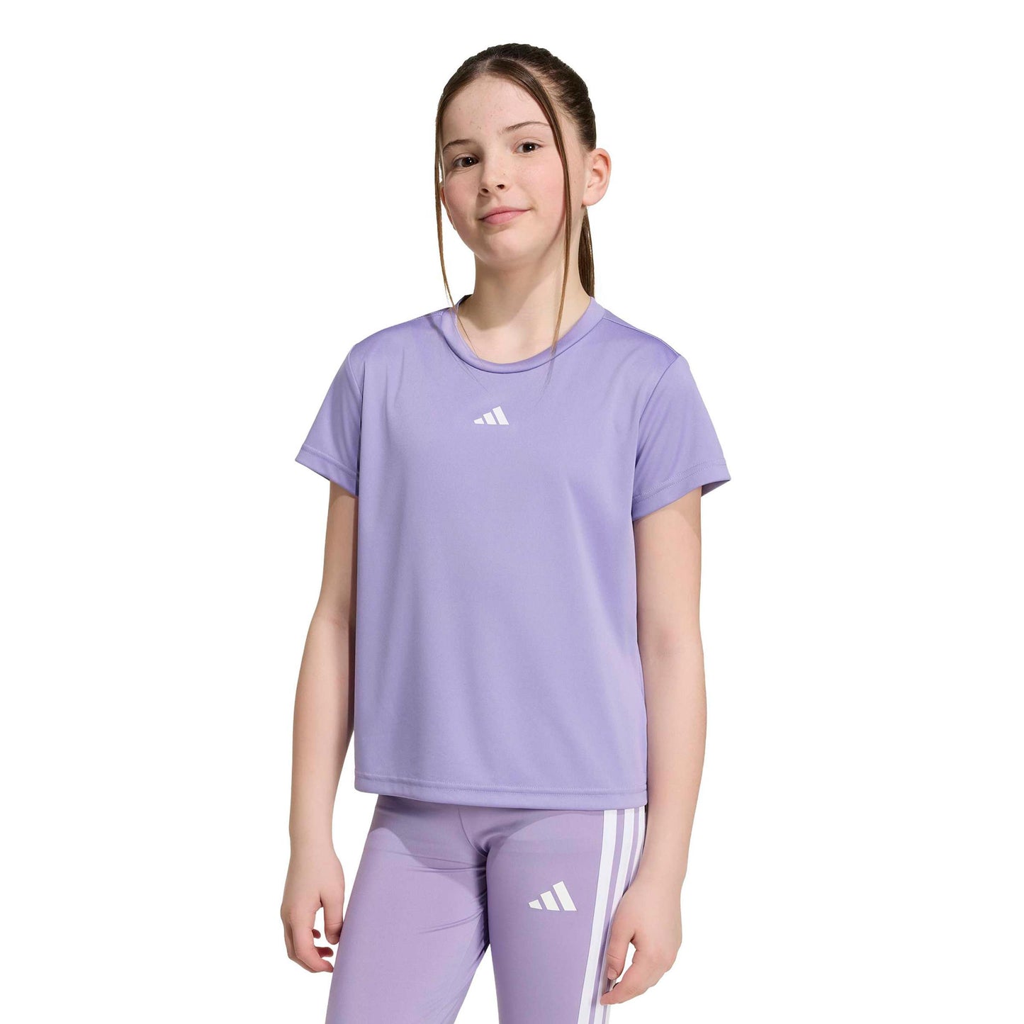 adidas Essentials Training T-Shirt Kids - lilac, white