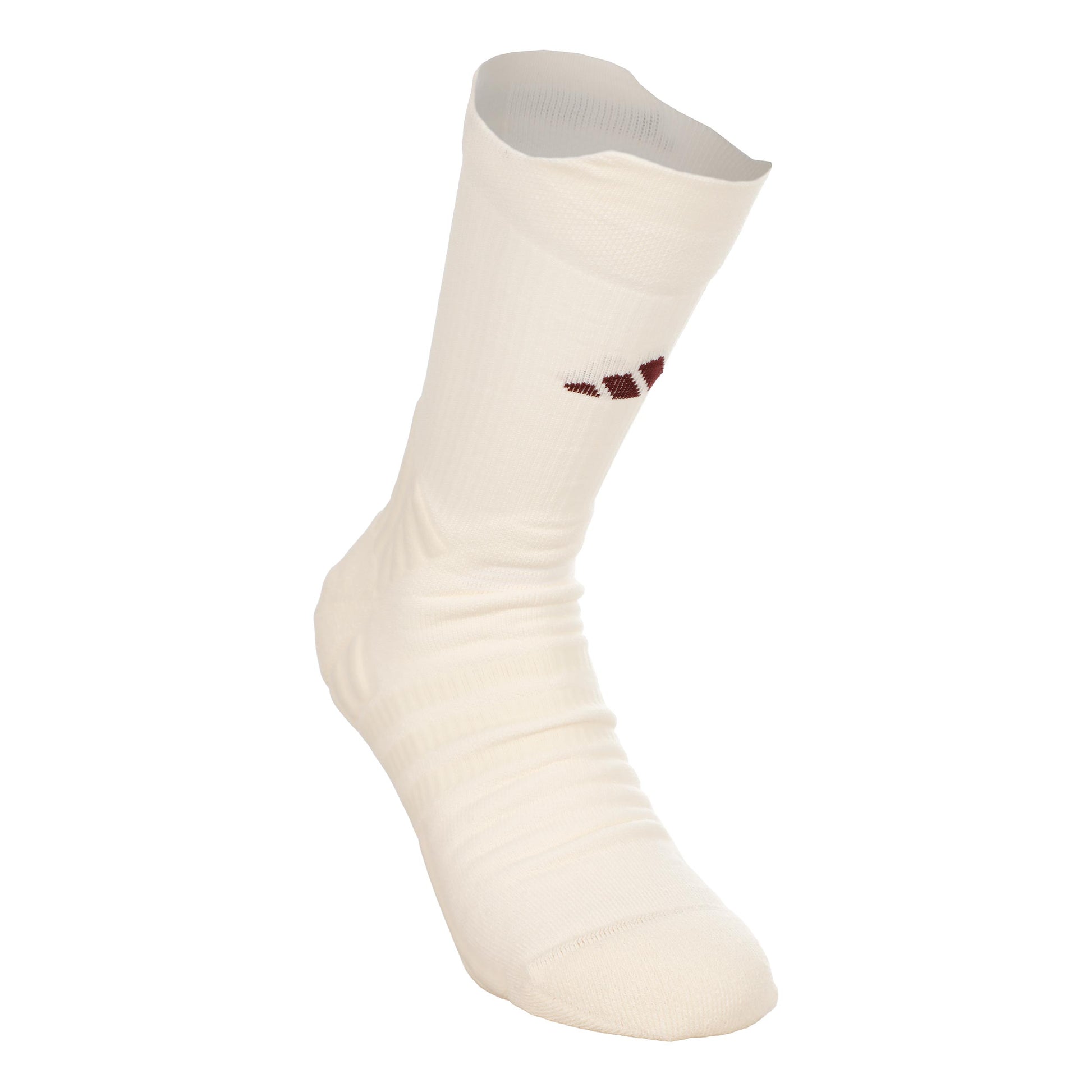 adidas Crew Tennis Socks Unisex - cream, wine red