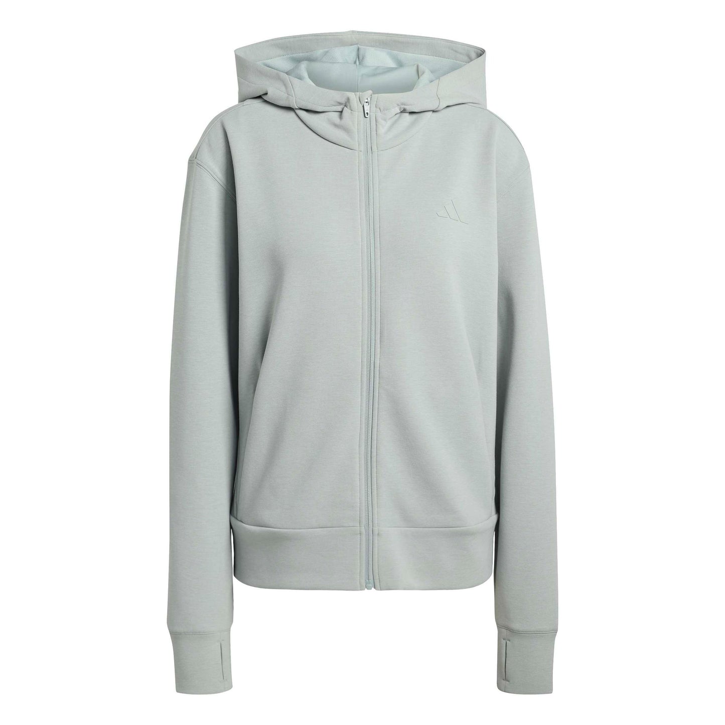 adidas D4T Zip Hoodie Women - sage