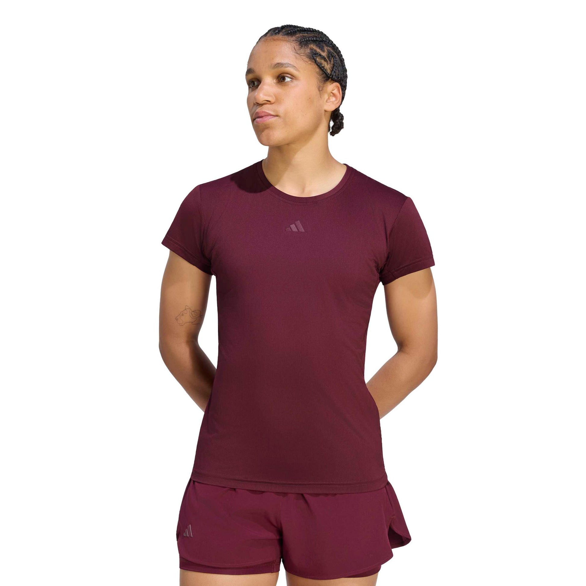 adidas Freelift T-Shirt Women - wine red