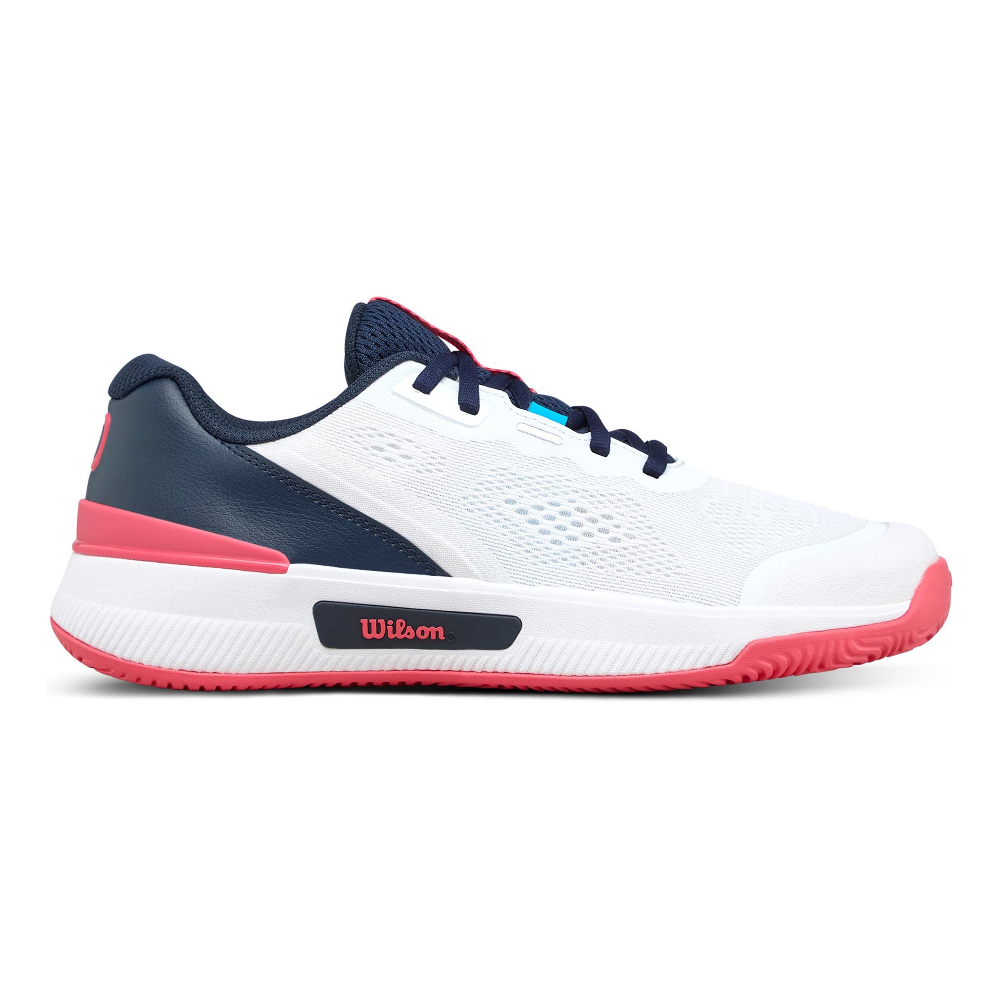Wilson Intrigue Pro All court shoe Women-white,dark blue
