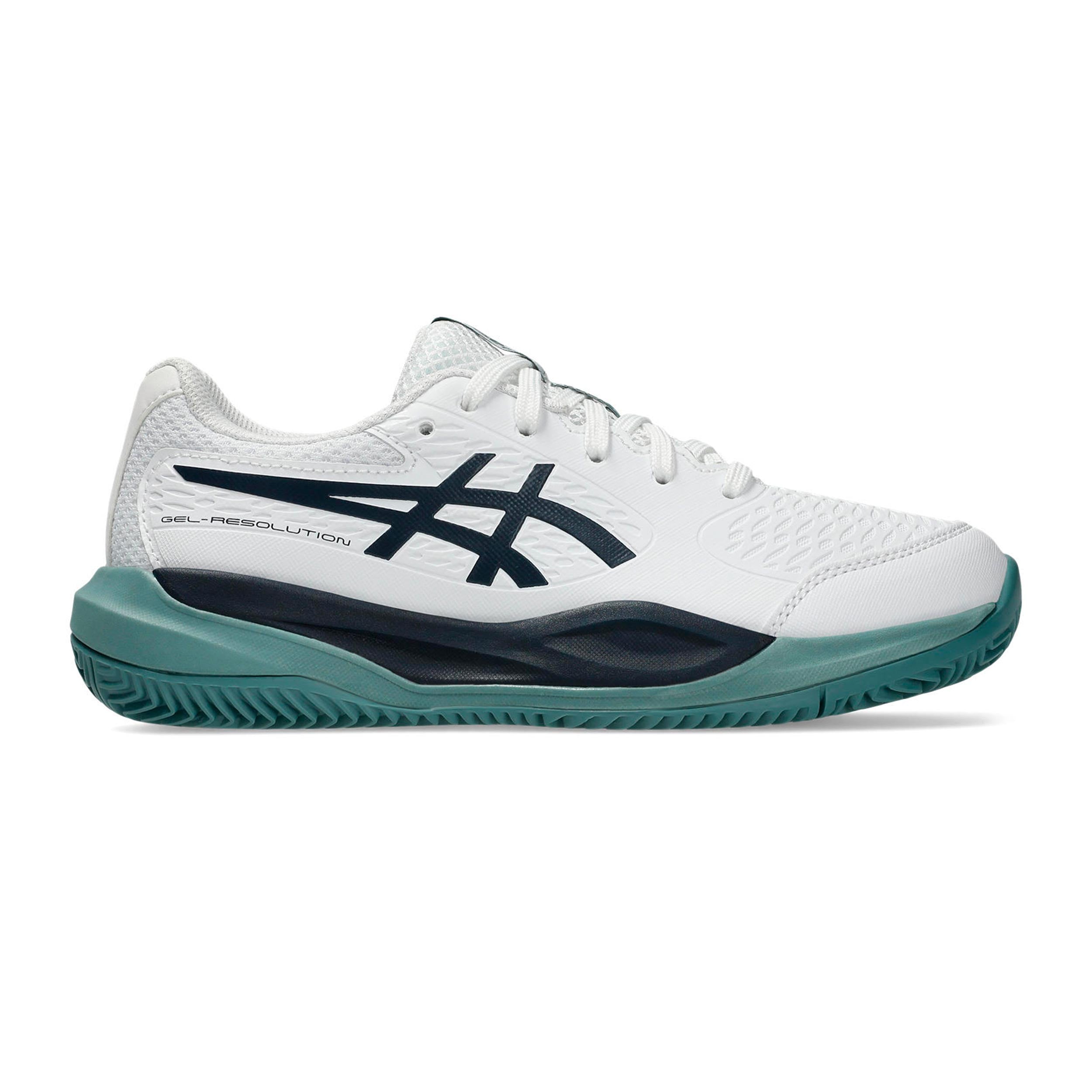 ASICS Gel-Resolution X GS Clay court shoe Kids - white, petrol