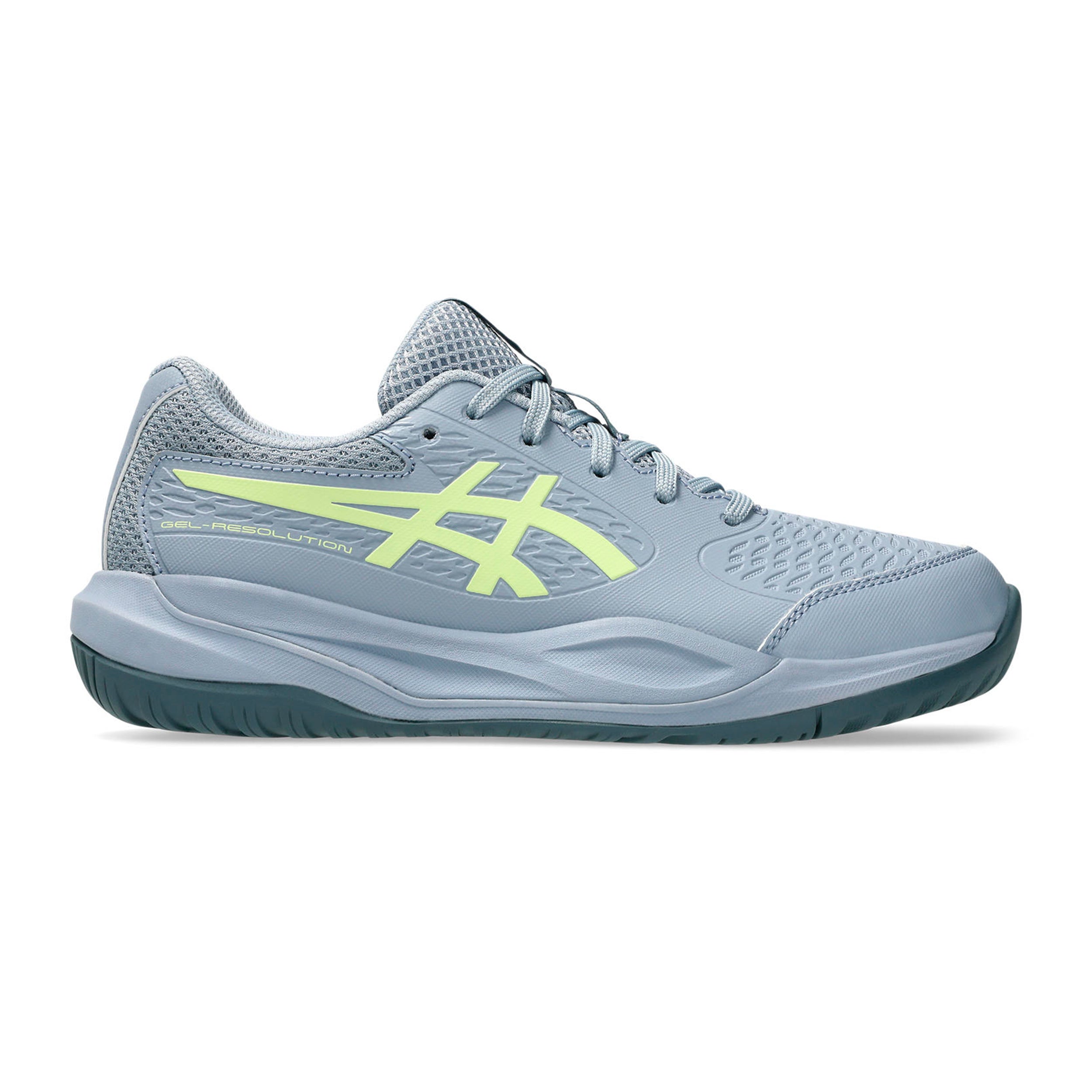 ASICS Gel-Resolution X GS All court shoe Kids - grey, green