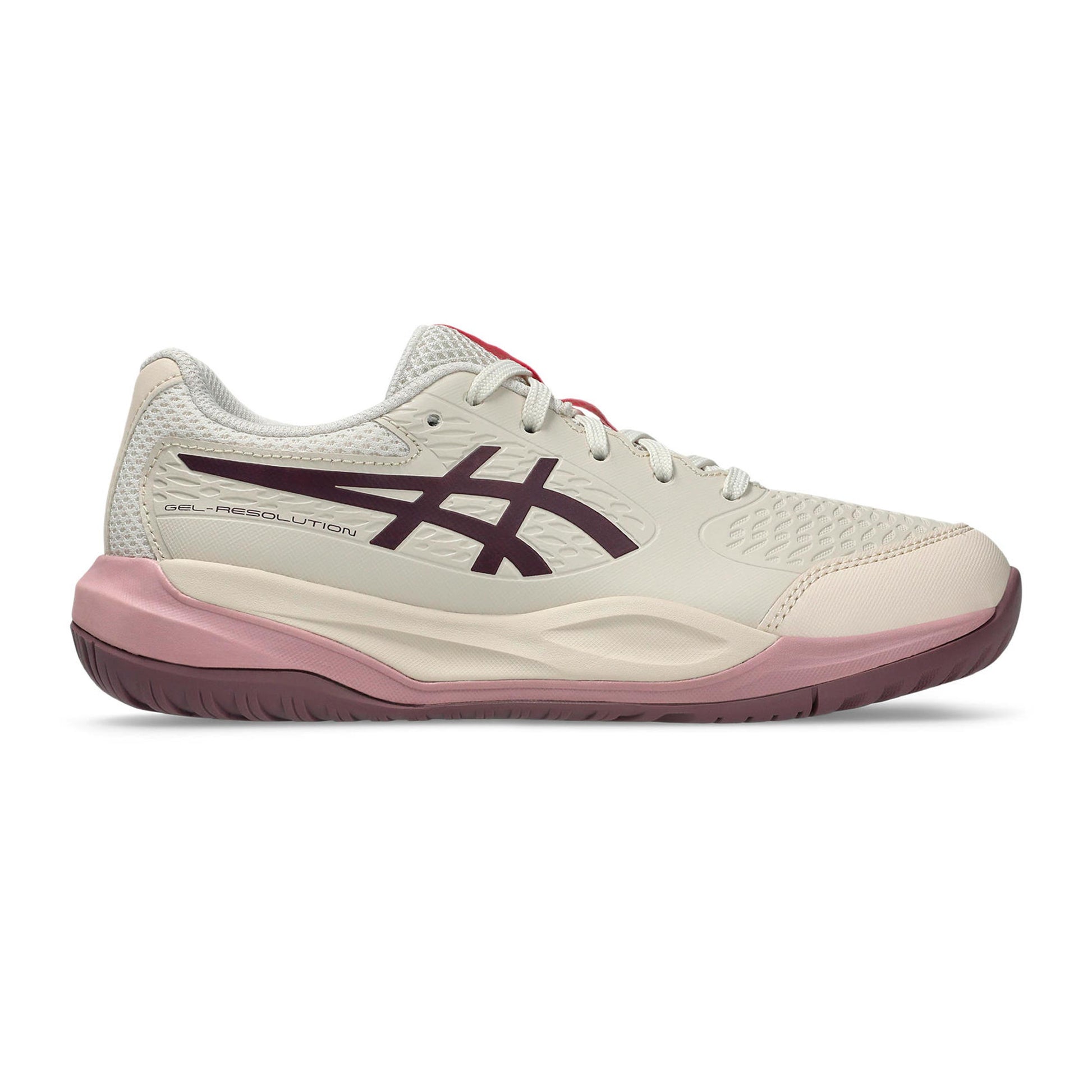 ASICS Gel-Resolution X GS All court shoe Kids - cream, lilac