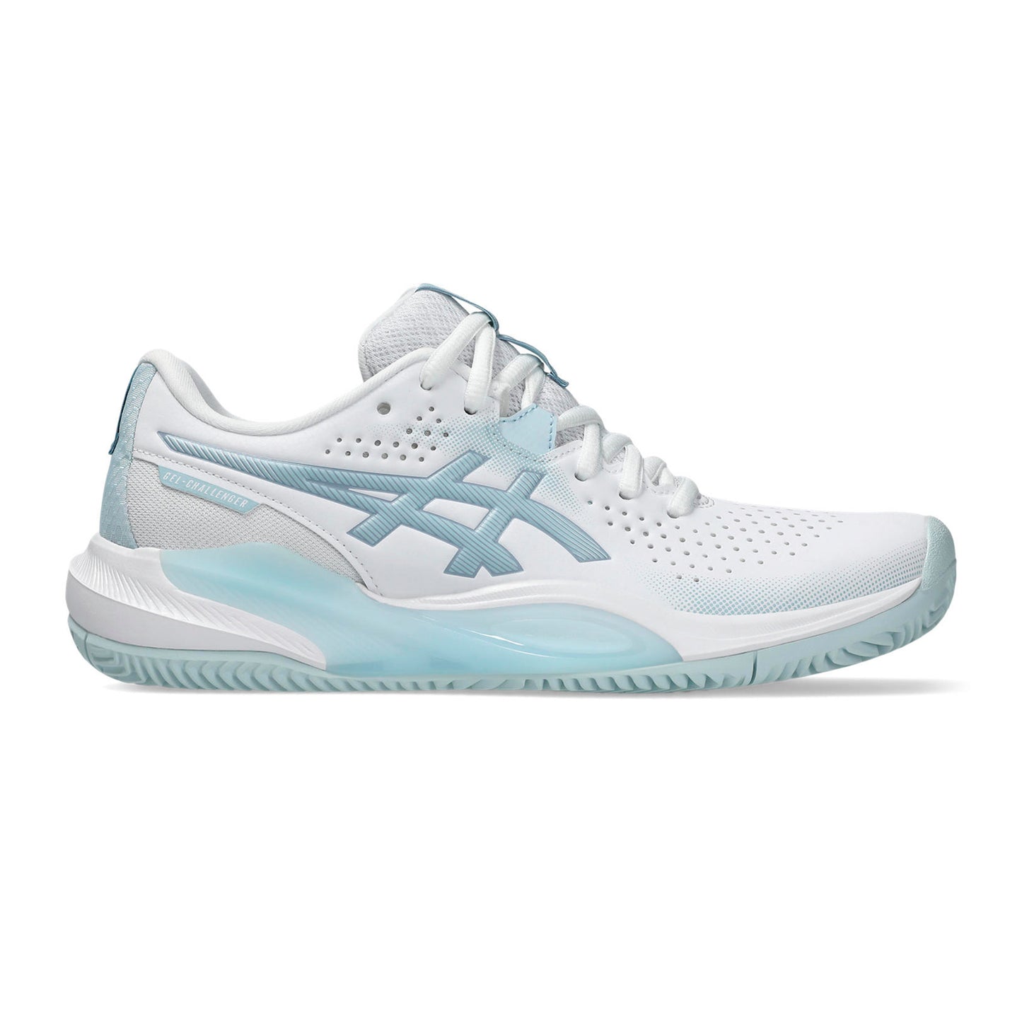 ASICS Gel-Challenger 15 Clay court shoe Women - white, light blue