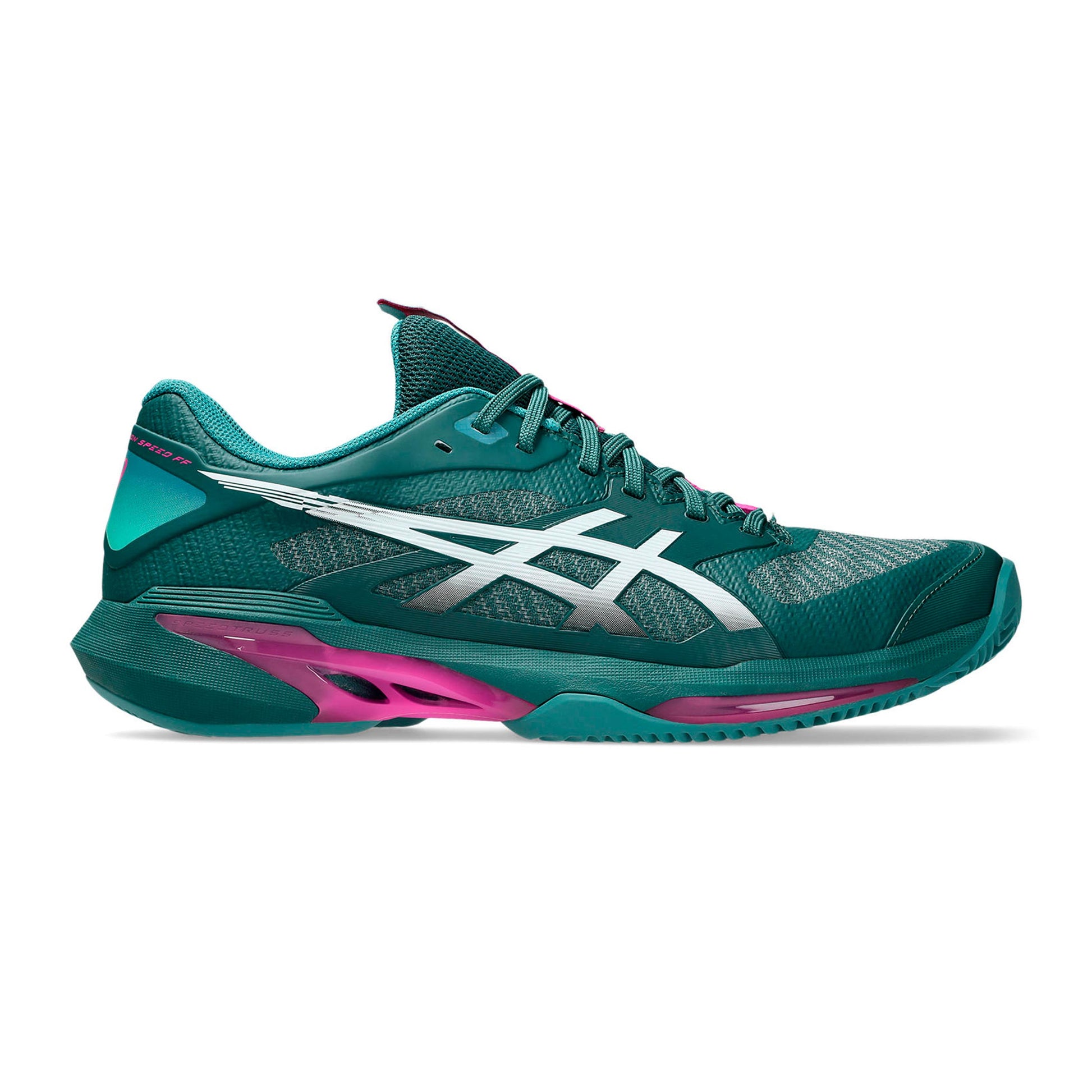 ASICS Solution Speed FF 4 Clay court shoe Men - petrol, pink
