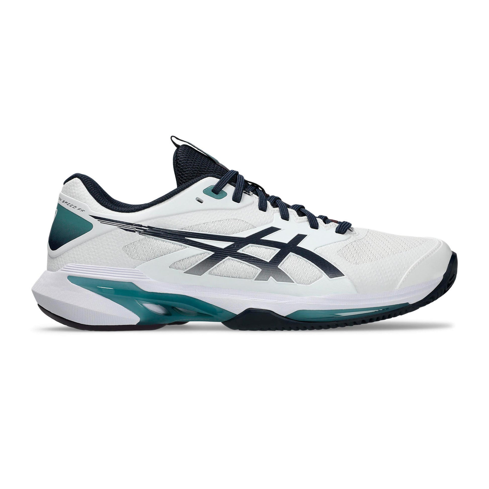 ASICS Solution Speed FF 4 Clay court shoe Men - white, midnight blue