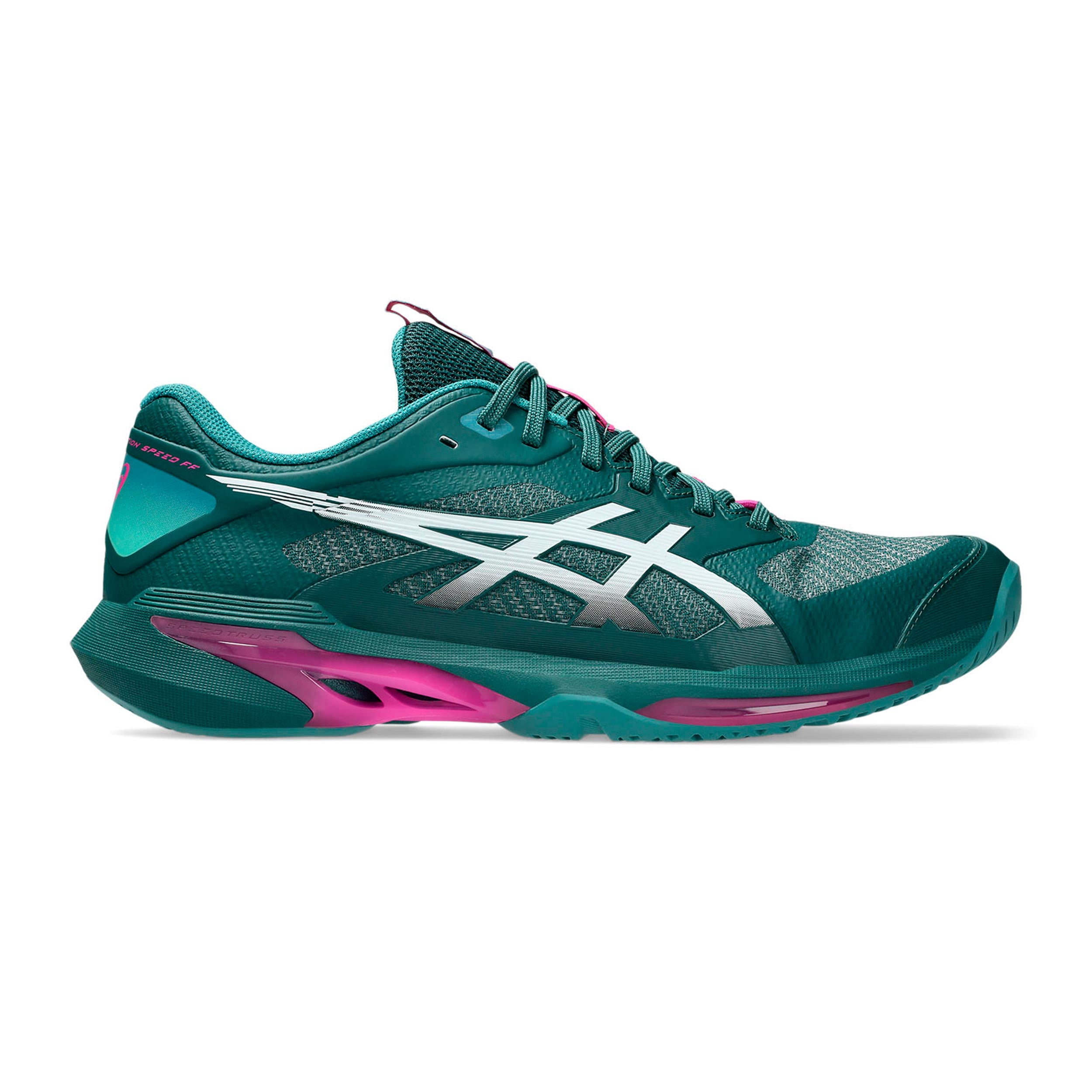 ASICS Solution Speed FF 4 All court shoe Men - petrol, pink