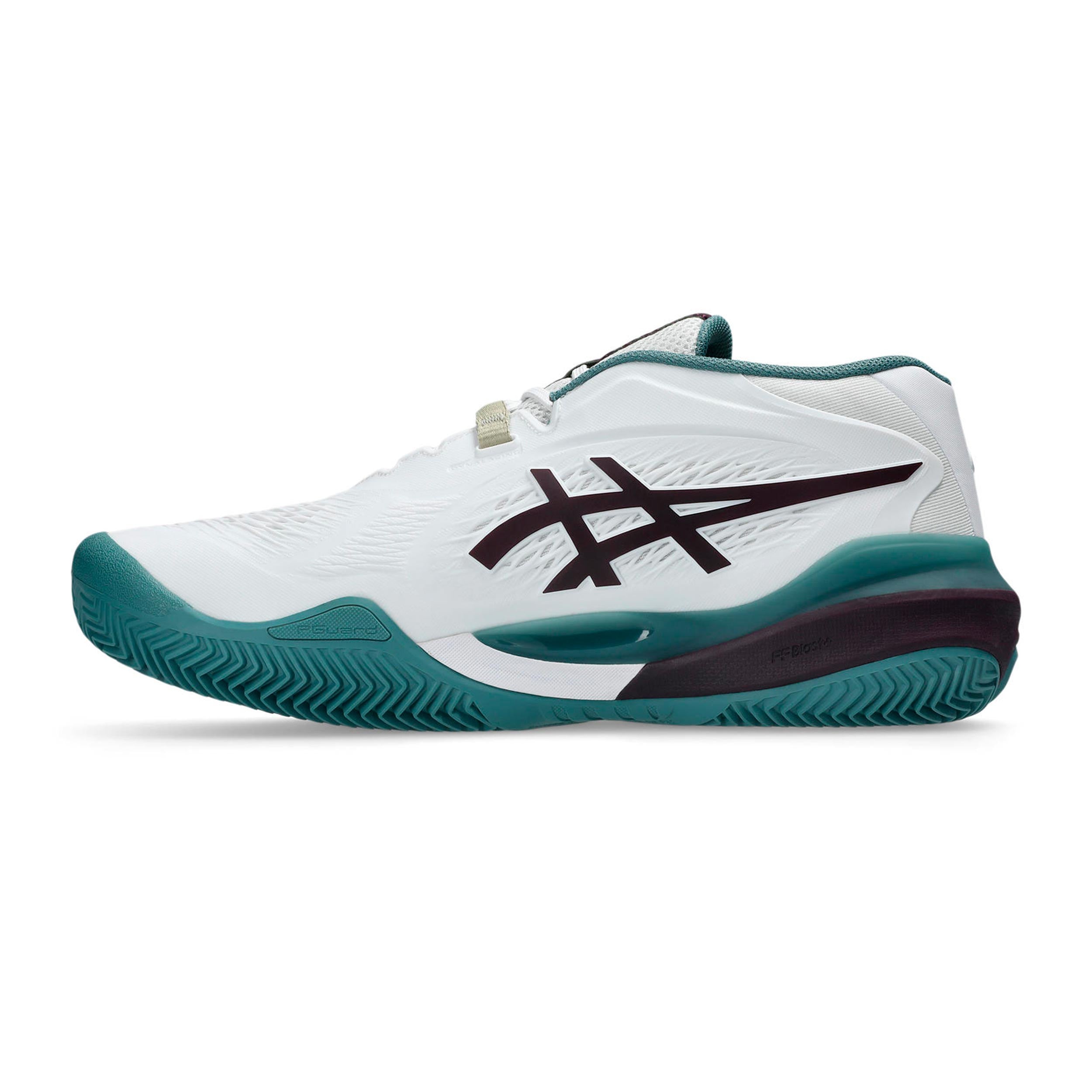 Gel-Resolution X Clay court shoe Men - white, petrol | Padel-Point