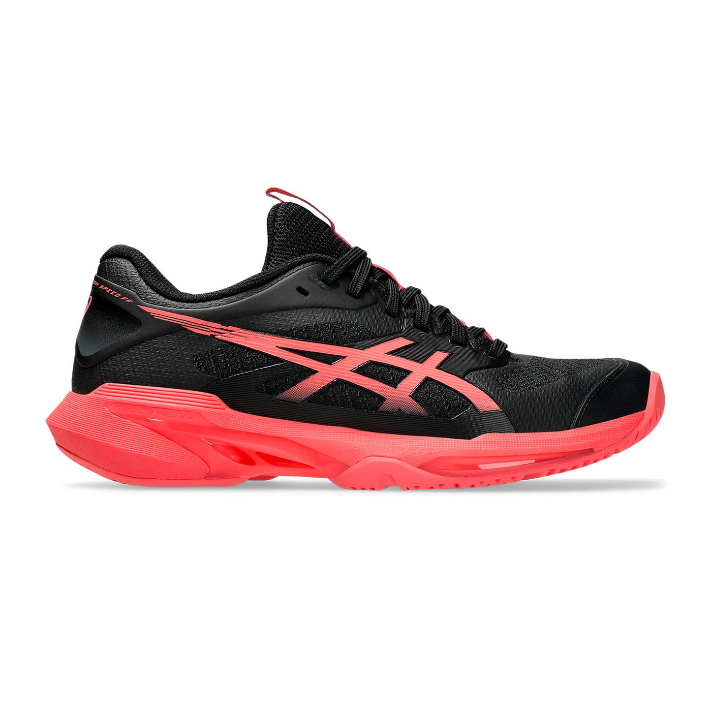 ASICS Solution Speed FF 4 All court shoe Women - black, neon pink