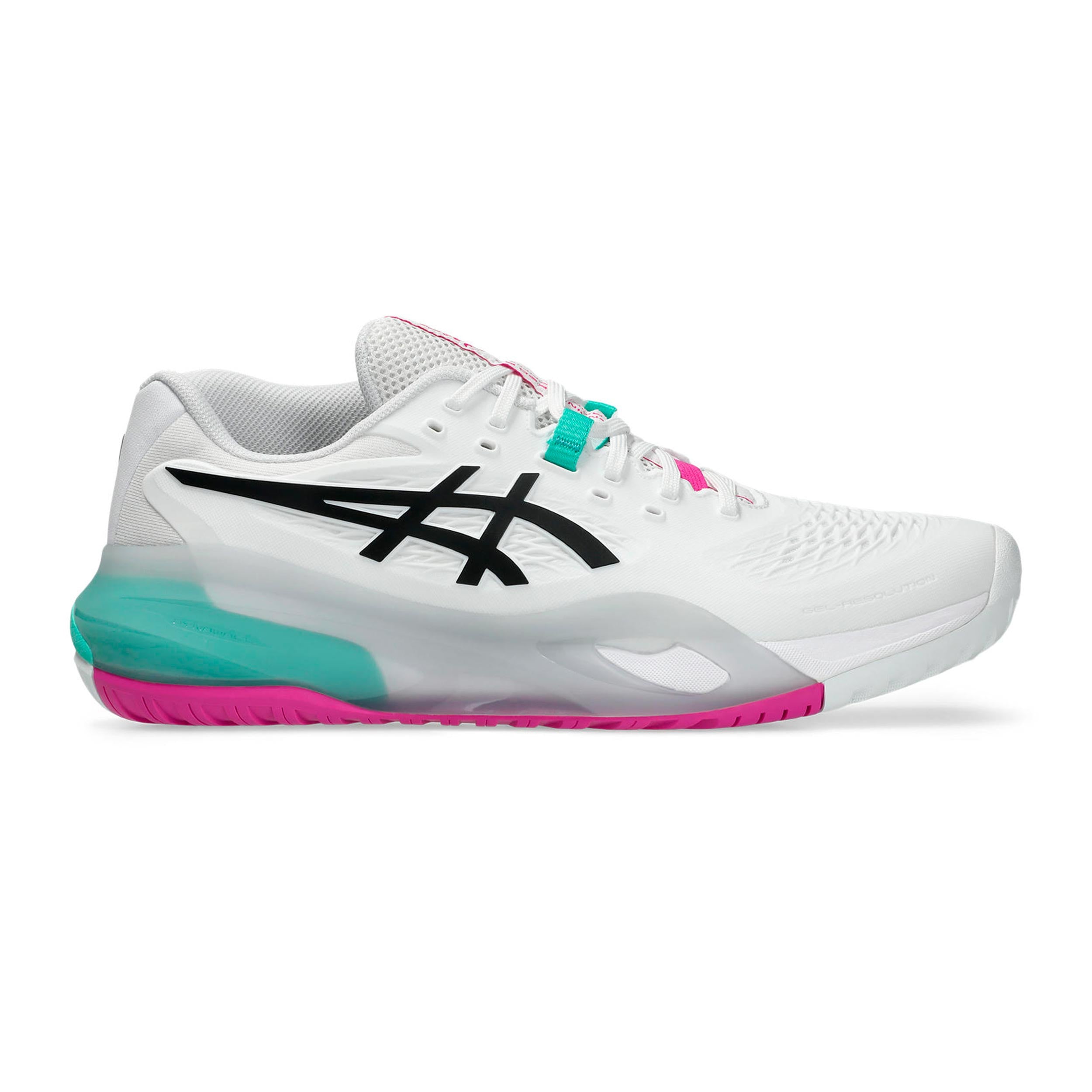 ASICS Gel-Resolution X All court shoe Men - white, turquoise