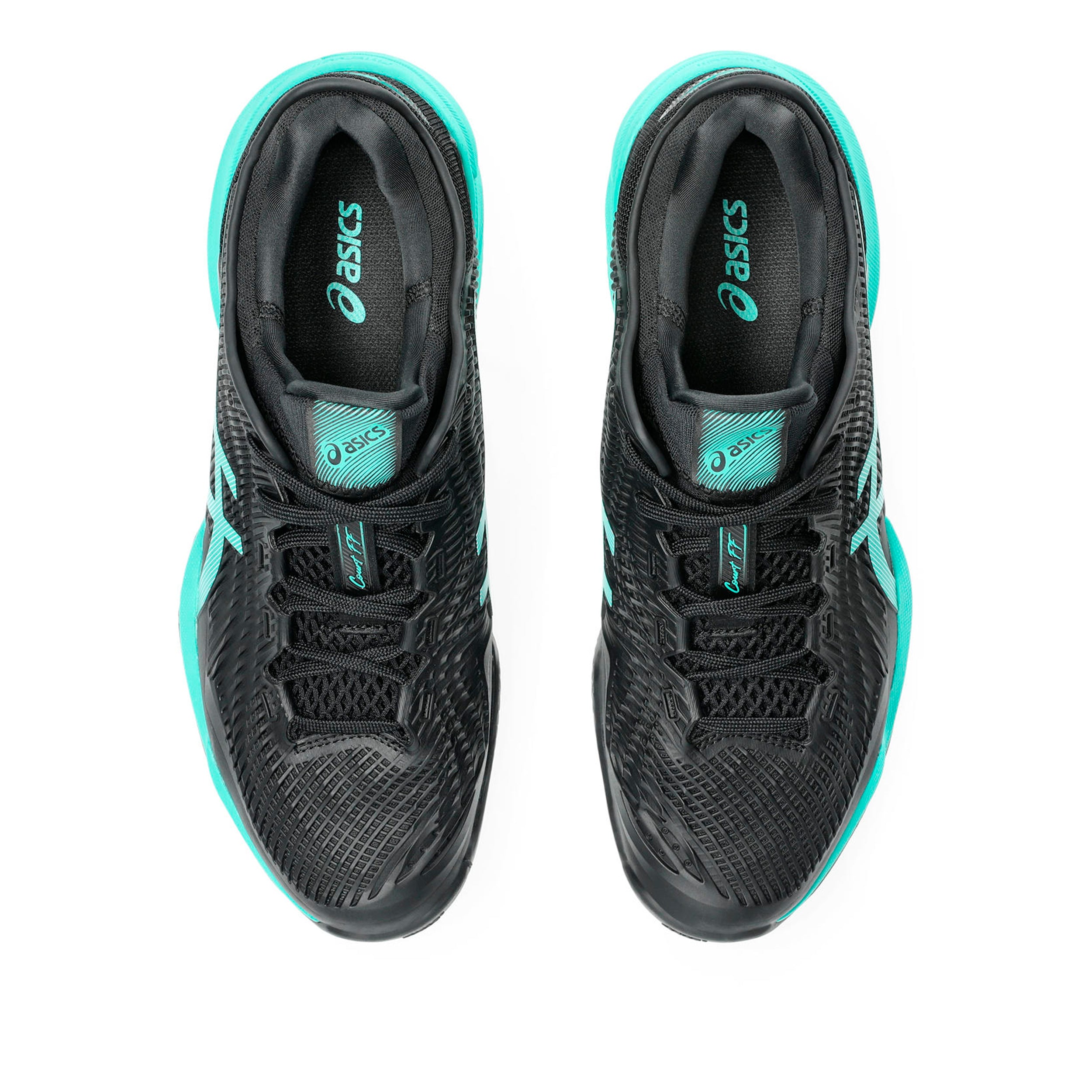 Court FF 3 Clay court shoe Men - black, turquoise | Padel-Point