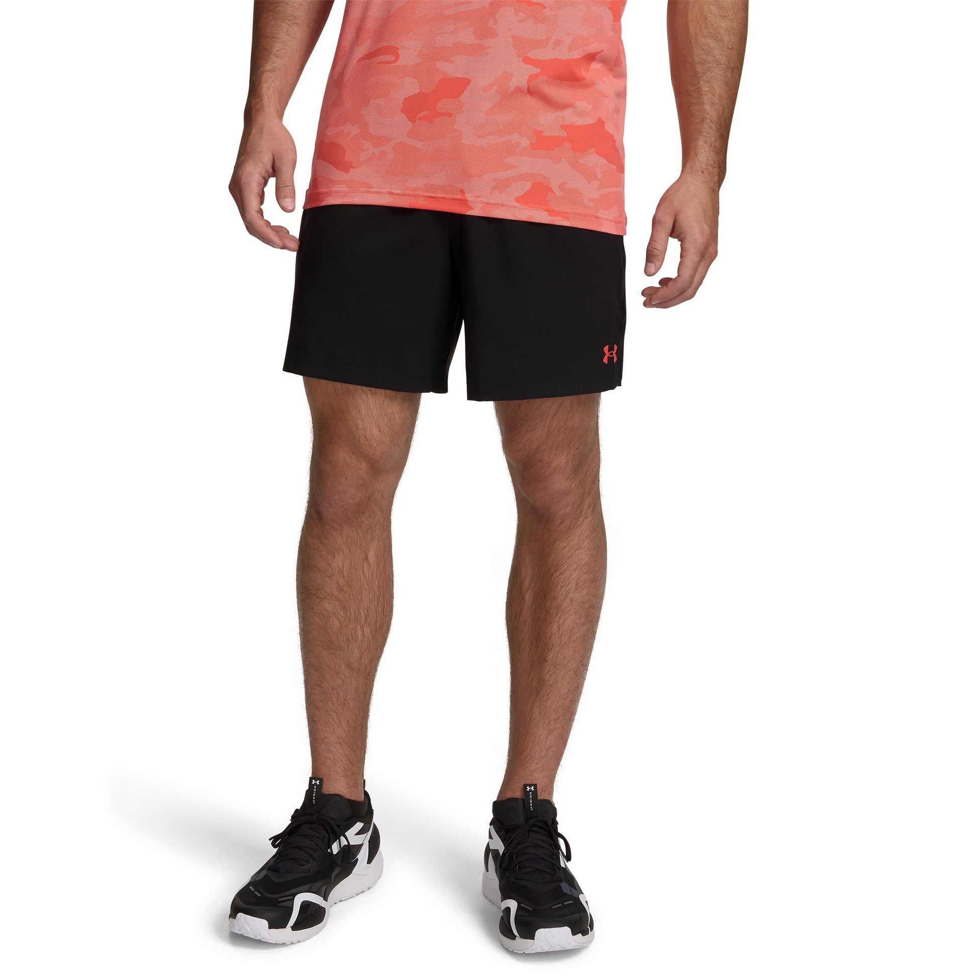 Under Armour Vanish Woven 2.0 6in Shorts Men-black, red