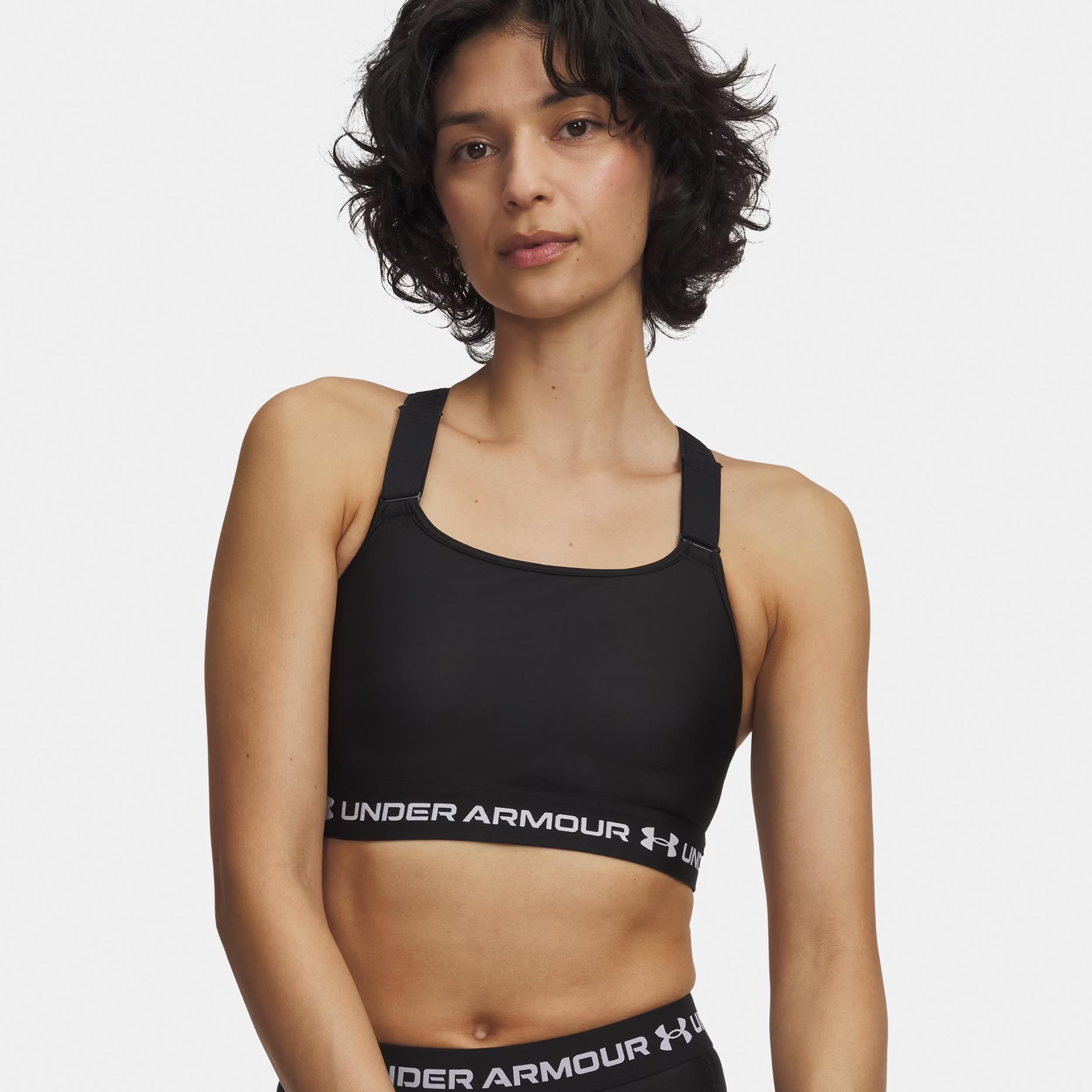 Under Armour HeatGear High Sports bras Women-black, white