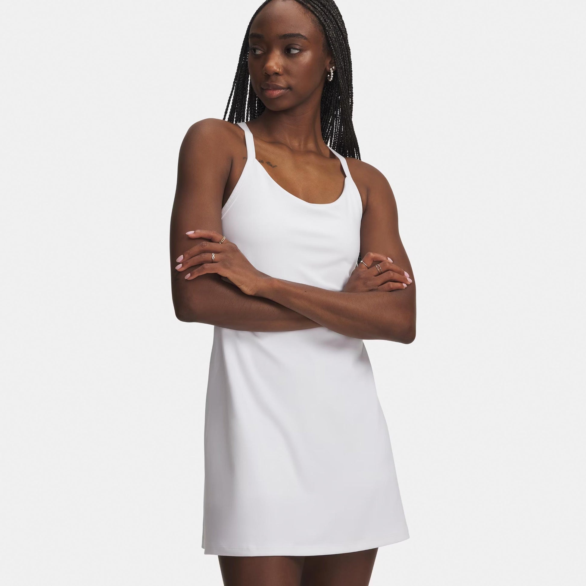 Under Armour Motion Dress Women-white, grey