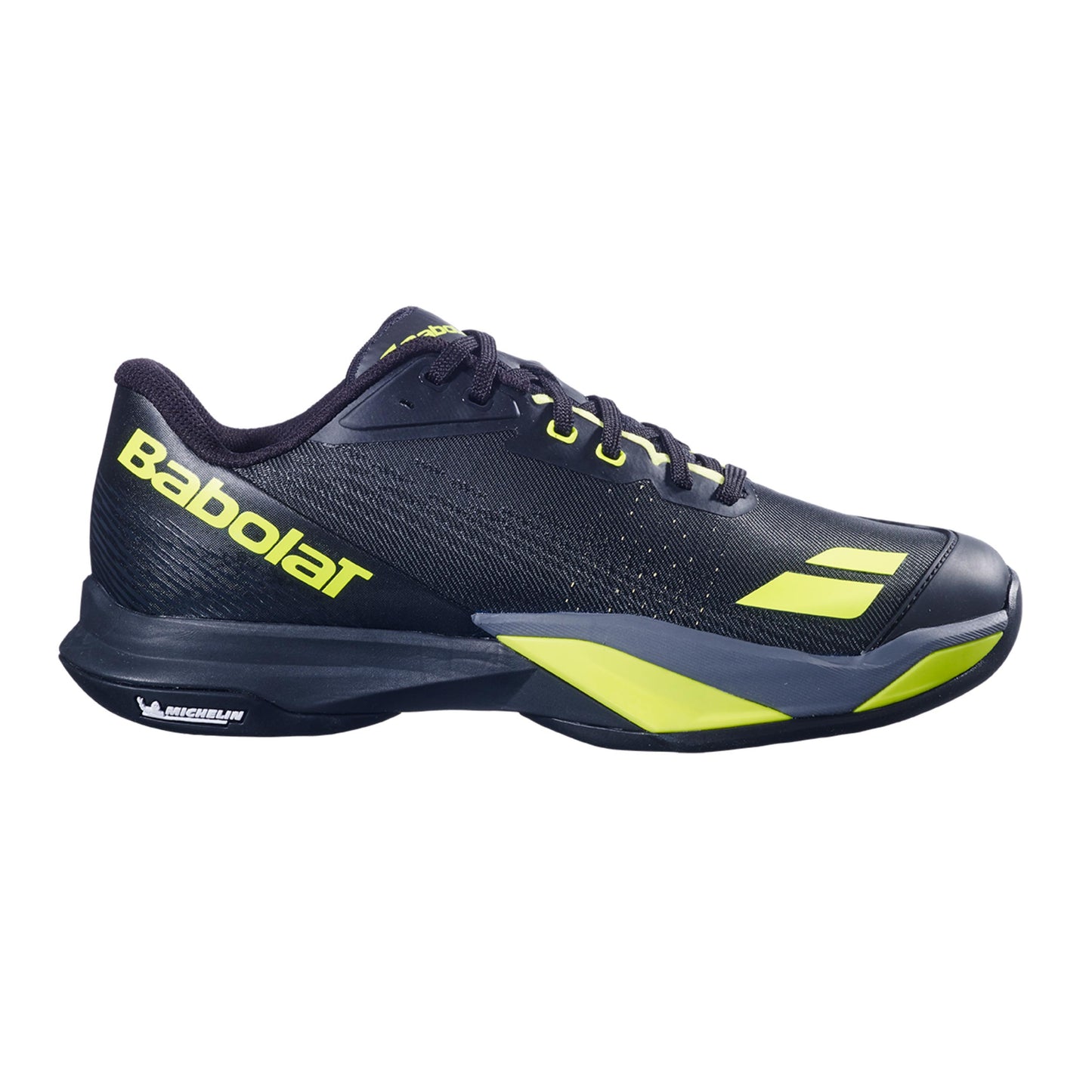 Babolat Jet Mach 4 All court shoe Men - black, neon yellow