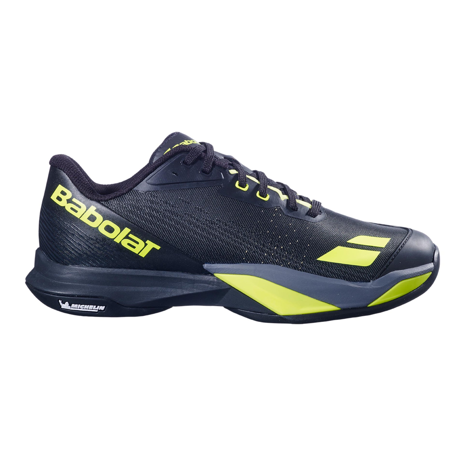 Babolat Jet Mach 4 All court shoe Men - black, neon yellow