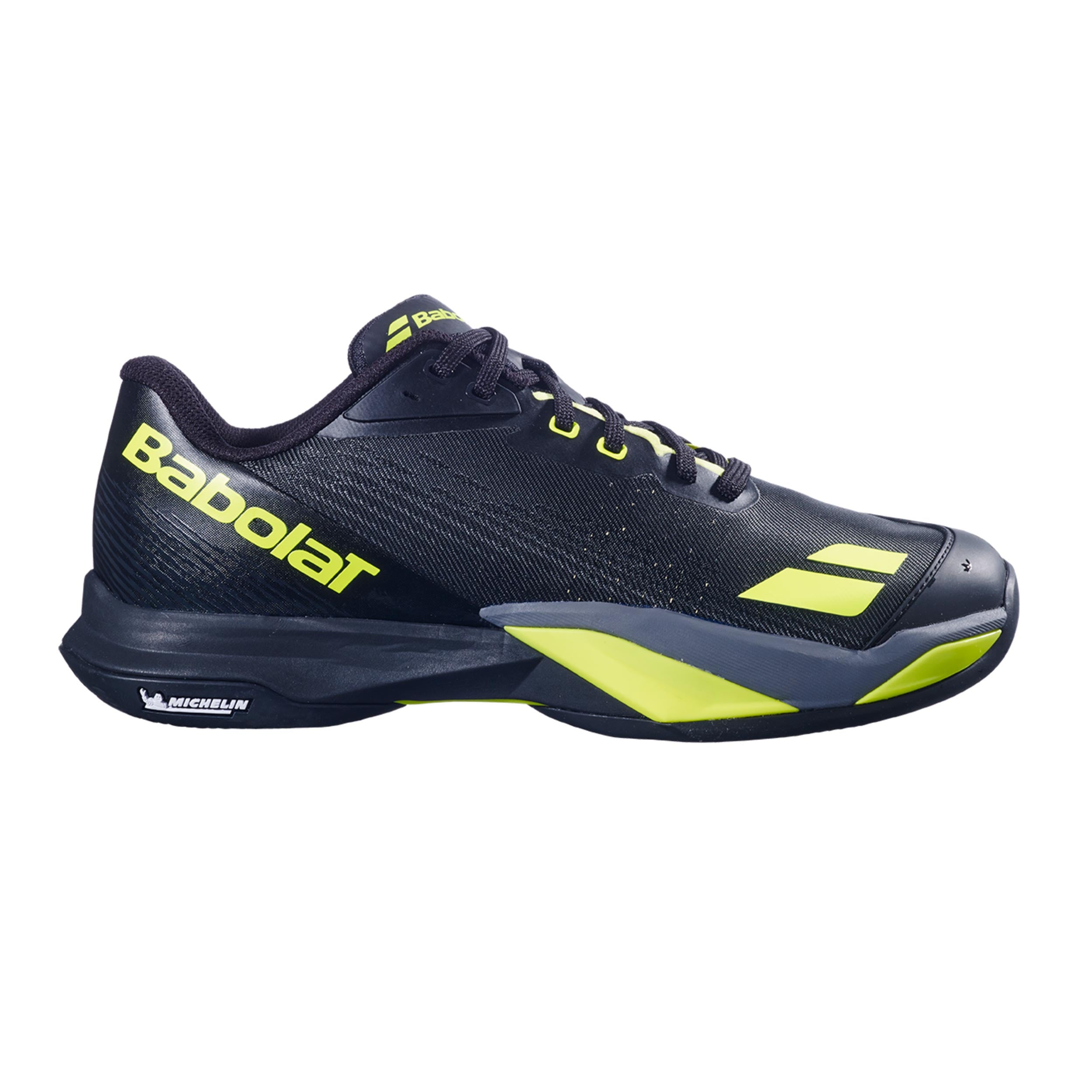 Babolat Jet Mach 4 Clay court shoe Men - black, neon yellow