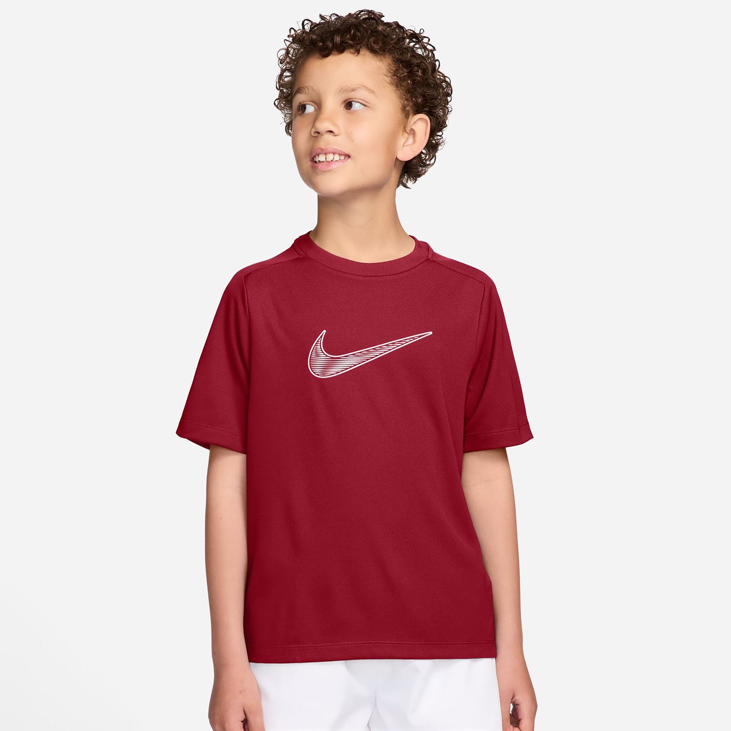 Nike Dri-Fit Multi  T-Shirt Kids - red