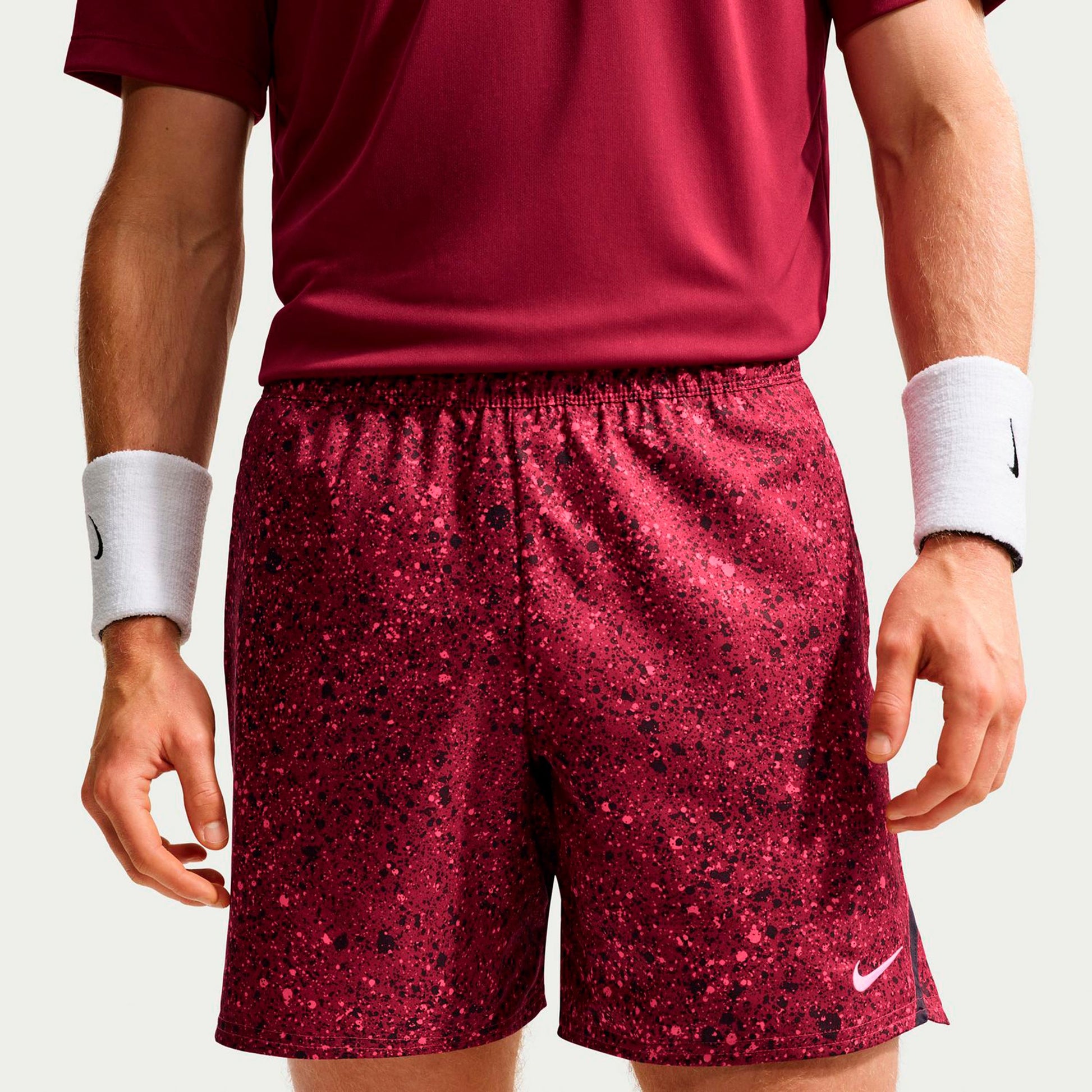 Nike Court Dri-Fit Victory 7in Shorts Men - wine red