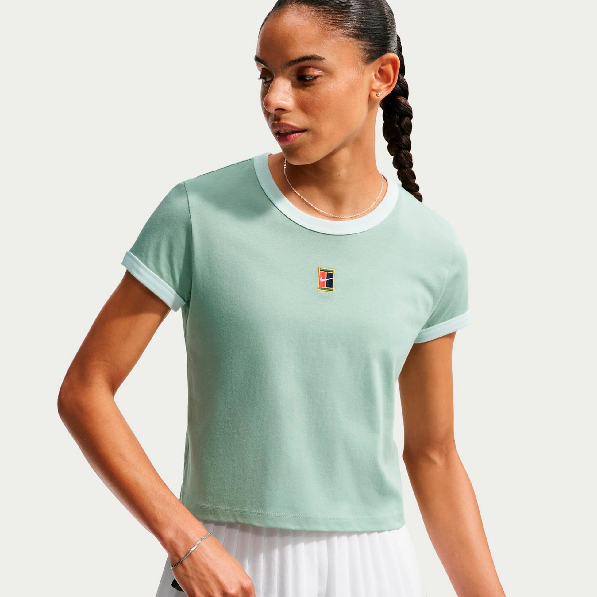 Nike Heritage T-Shirt Women - grey-green, green