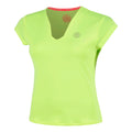 Out of Control V-Neck T-Shirt Women-neon yellow
