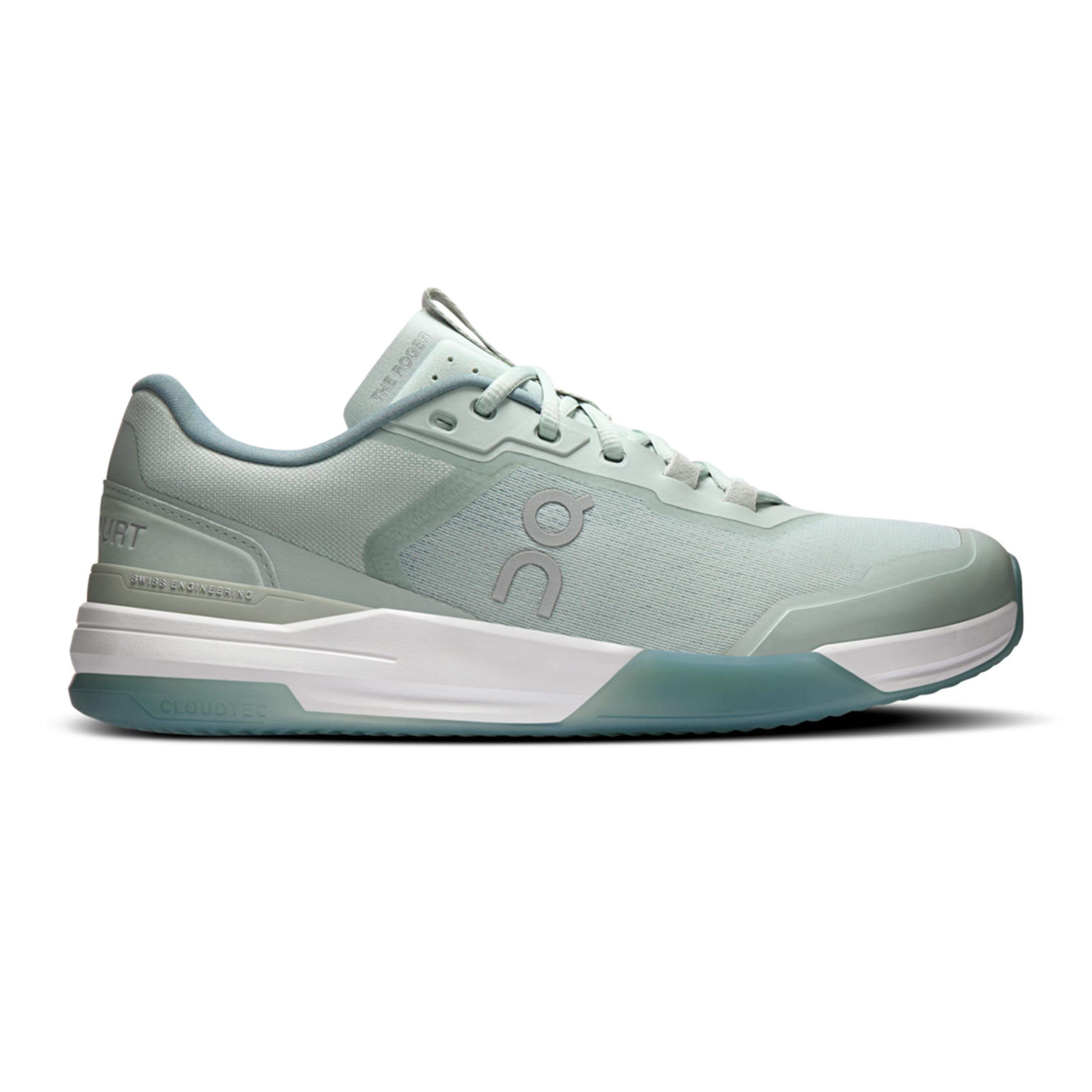 On THE ROGER ADV Pro Clay court shoe Men - mint, white