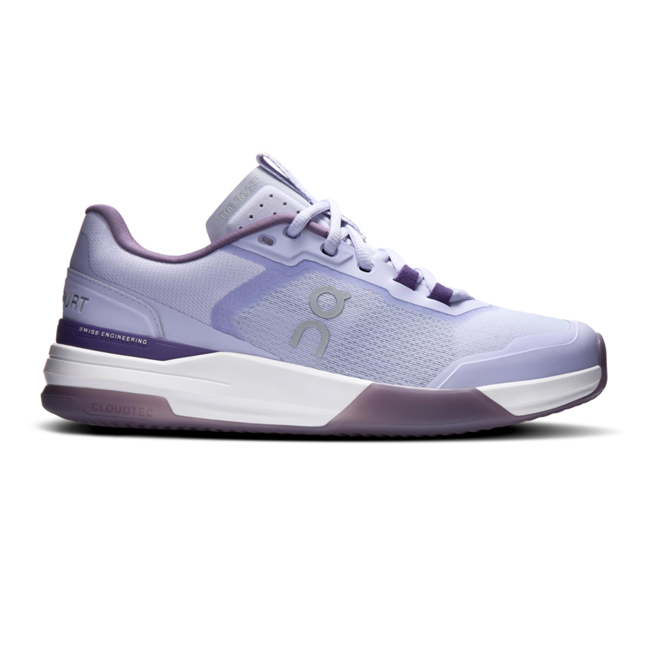 On THE ROGER ADV Pro Clay court shoe Women - lilac, white