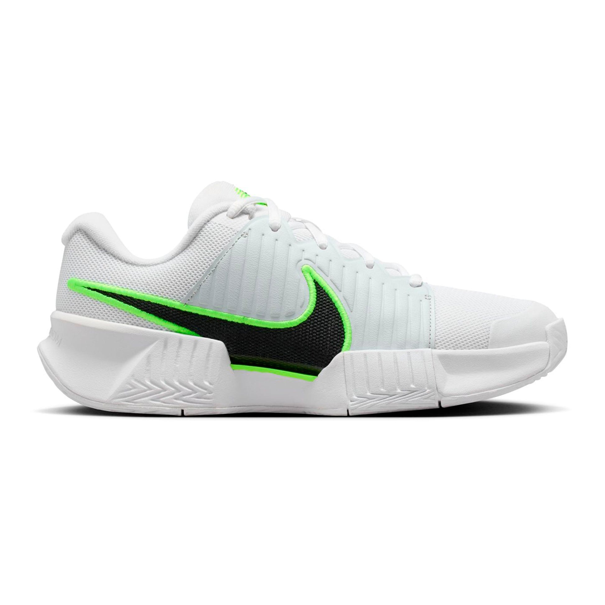 Nike Zoom Gp Challenge Pro All court shoe Women-white, neon green