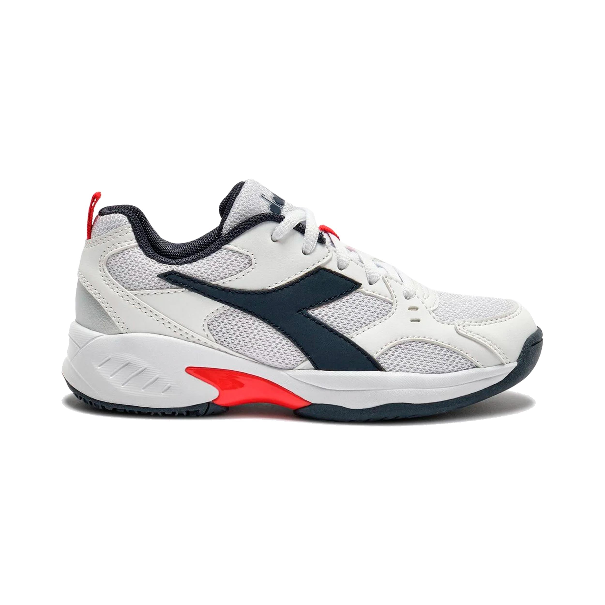 Diadora S. Challenge 6 All court shoe Kids-white, dark blue