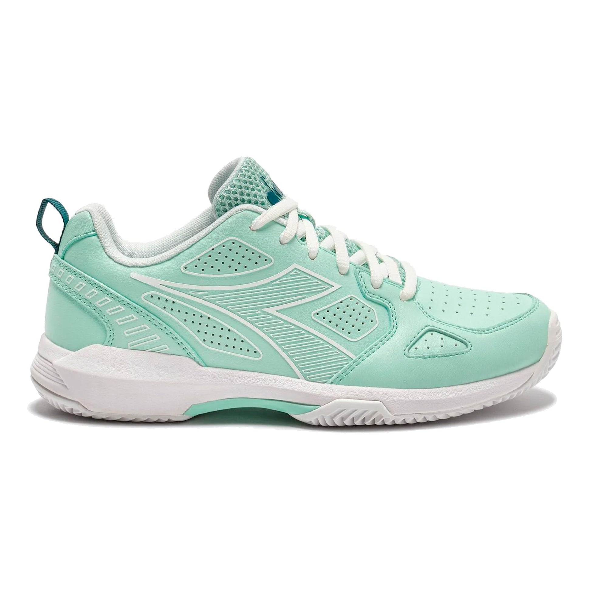 Diadora S. Challenge 7  Clay court shoe Women-green, white
